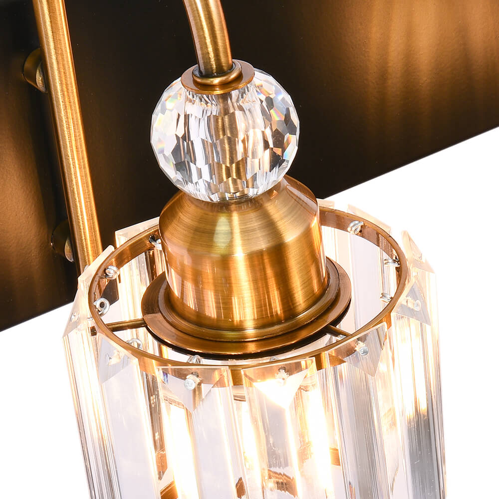 Ogon Modern Crystal Vanity Wall Sconce