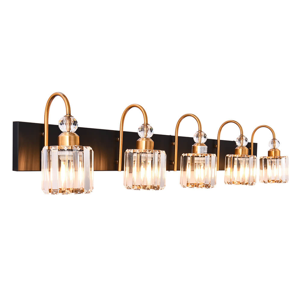 Ogon Modern Crystal Vanity Wall Sconce