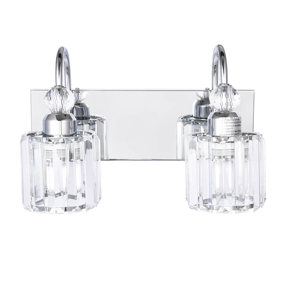 Ogon Modern Crystal Vanity Wall Sconce