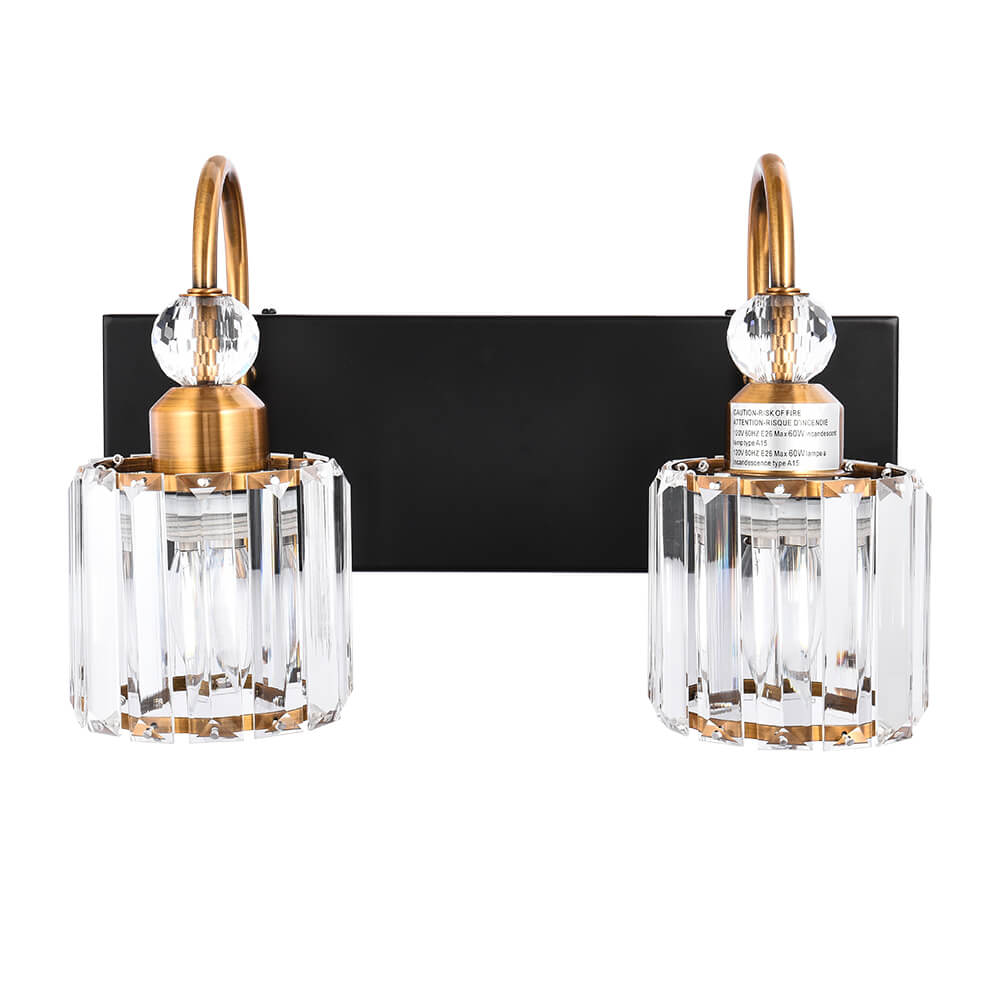 Ogon Modern Crystal Vanity Wall Sconce