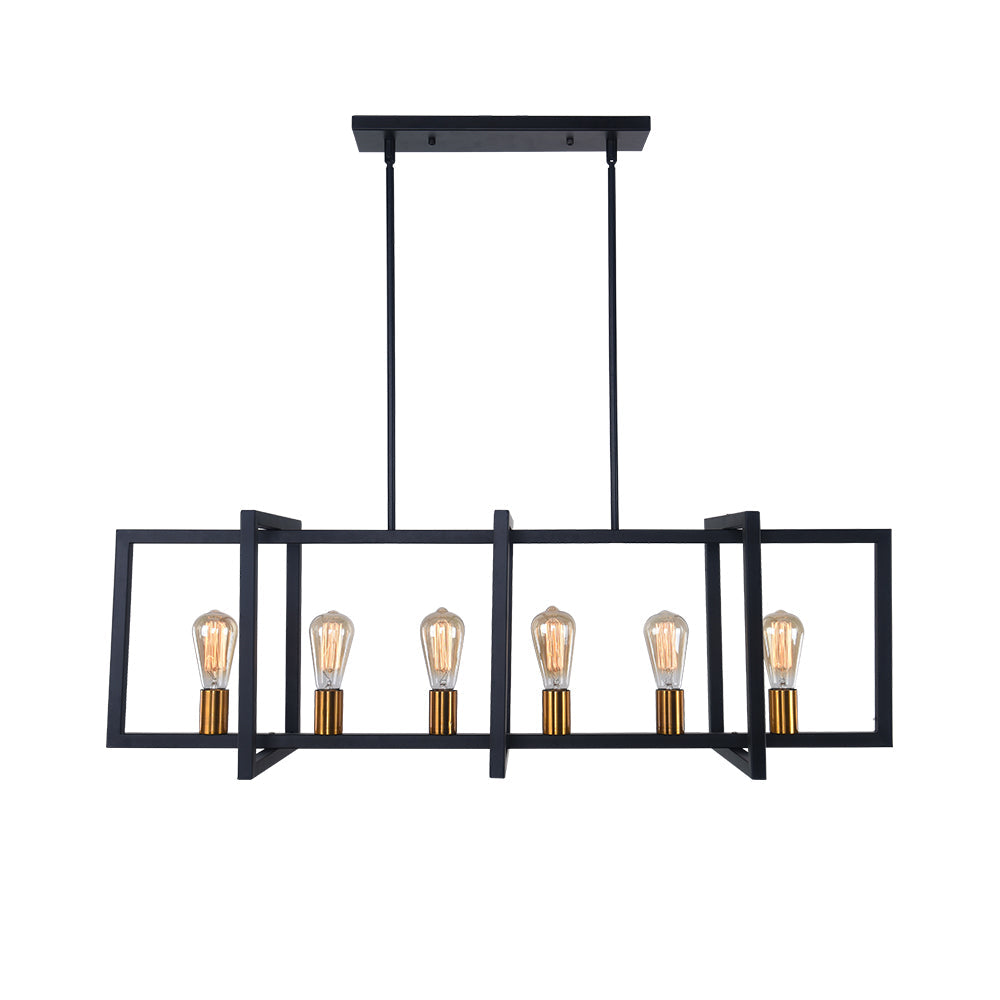 Quell Modern Farmhouse Metal Chandelier