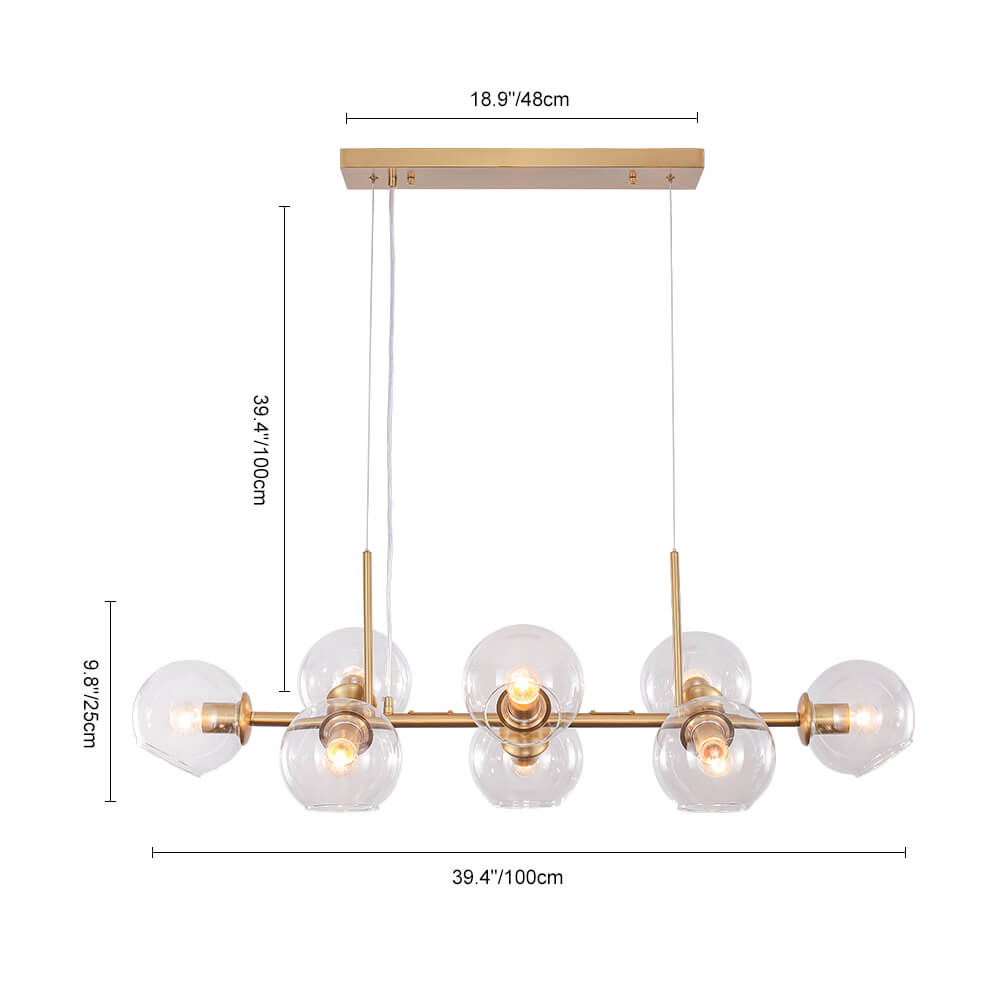 Valera Modern Mid-Century Metal Pendant Light