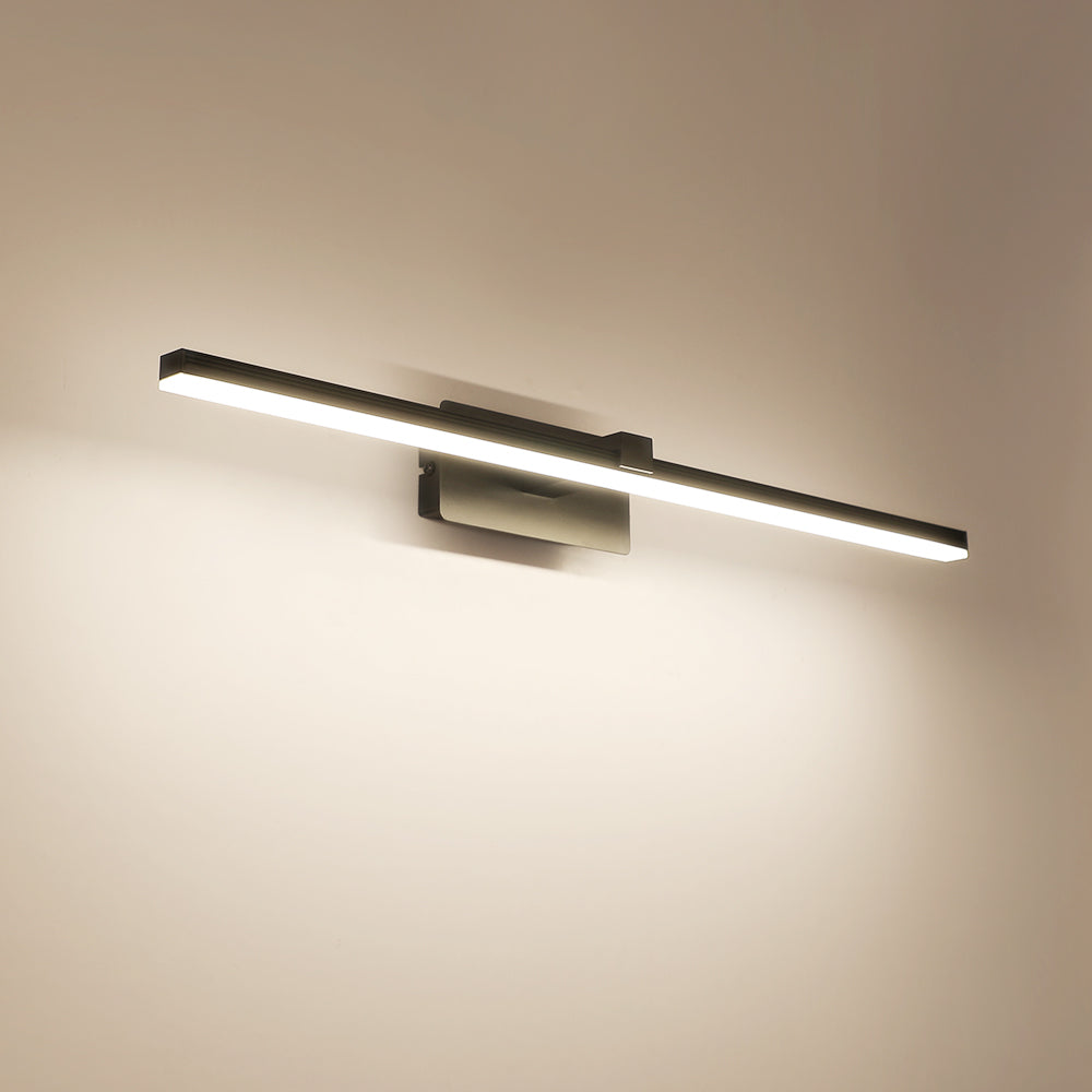 Noreva Modern Minimalist Linear Metal Vanity Light Wall Sconce