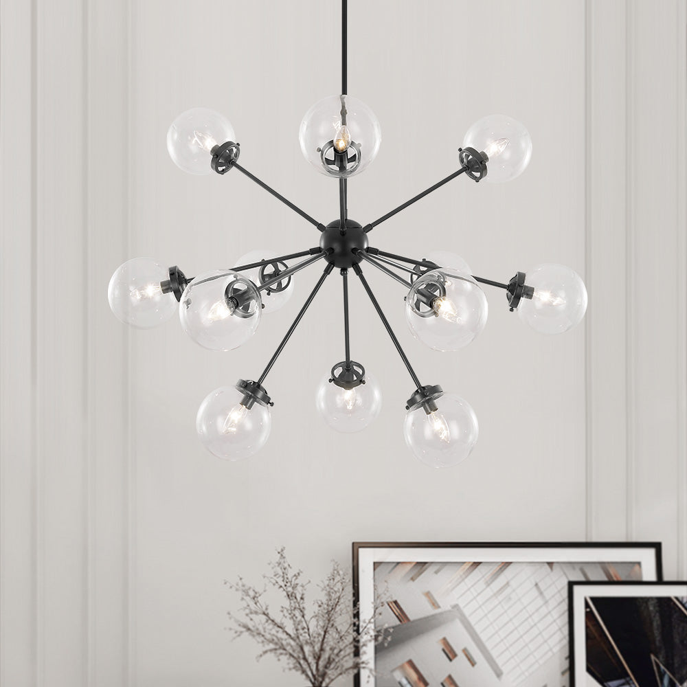 Boreal Modern Sputnik Metal Chandelier