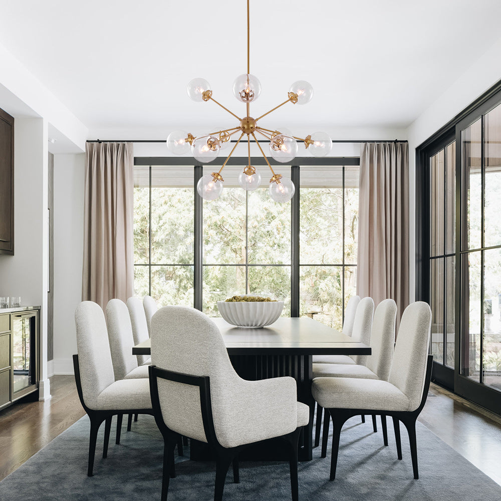 Boreal Modern Sputnik Metal Chandelier