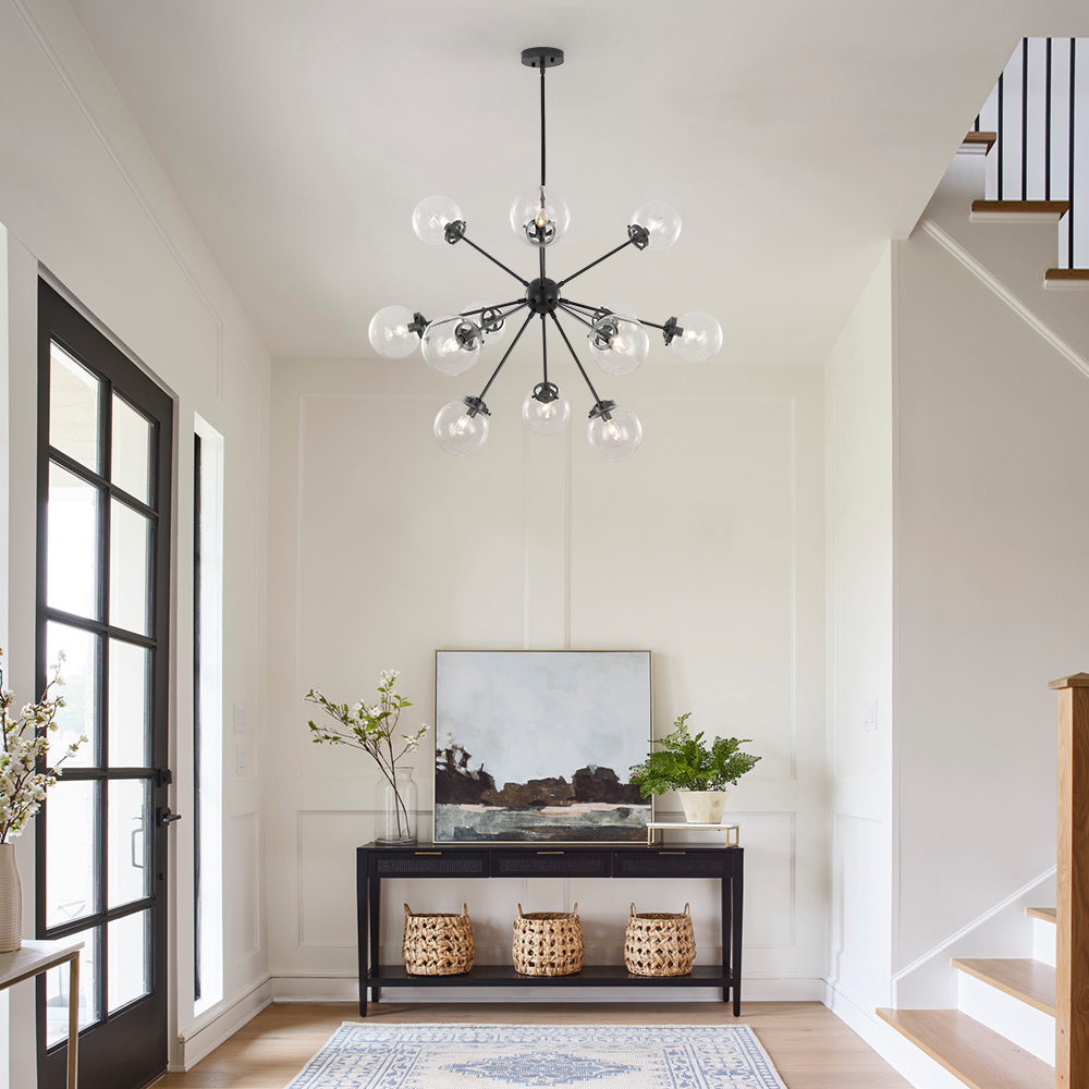 Boreal Modern Sputnik Metal Chandelier