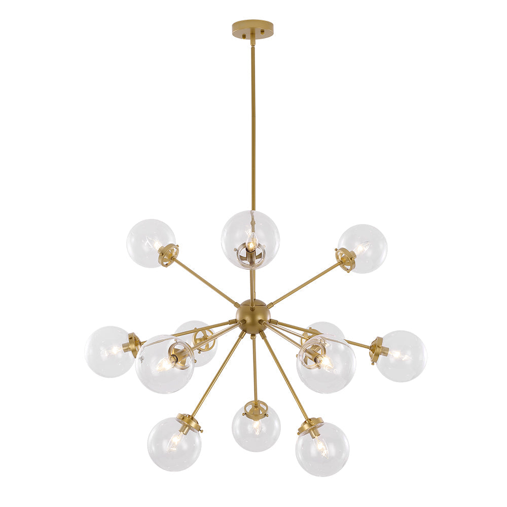 Boreal Modern Sputnik Metal Chandelier