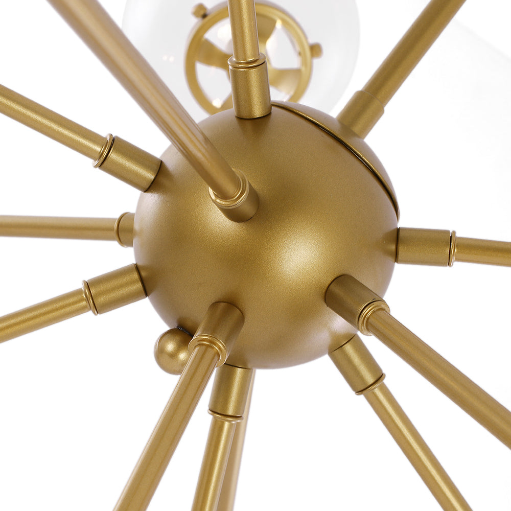 Boreal Modern Sputnik Metal Chandelier