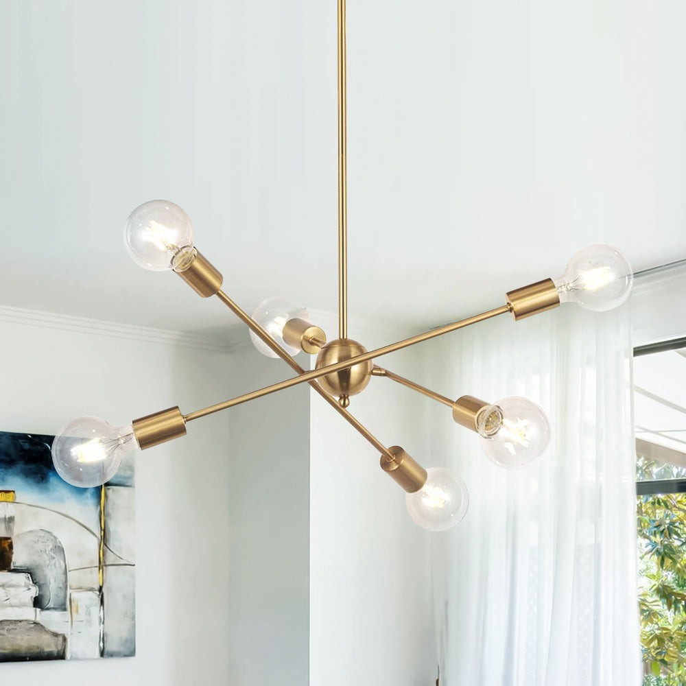 Varde Modern Sputnik Metal Chandelier