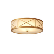 Vovene Modern Minimalist Brass Glass Ceiling Light - Lamp Copper