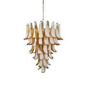 Alsorisra Postmodern Luxury Petal Glass Chandelier - Lamp Copper