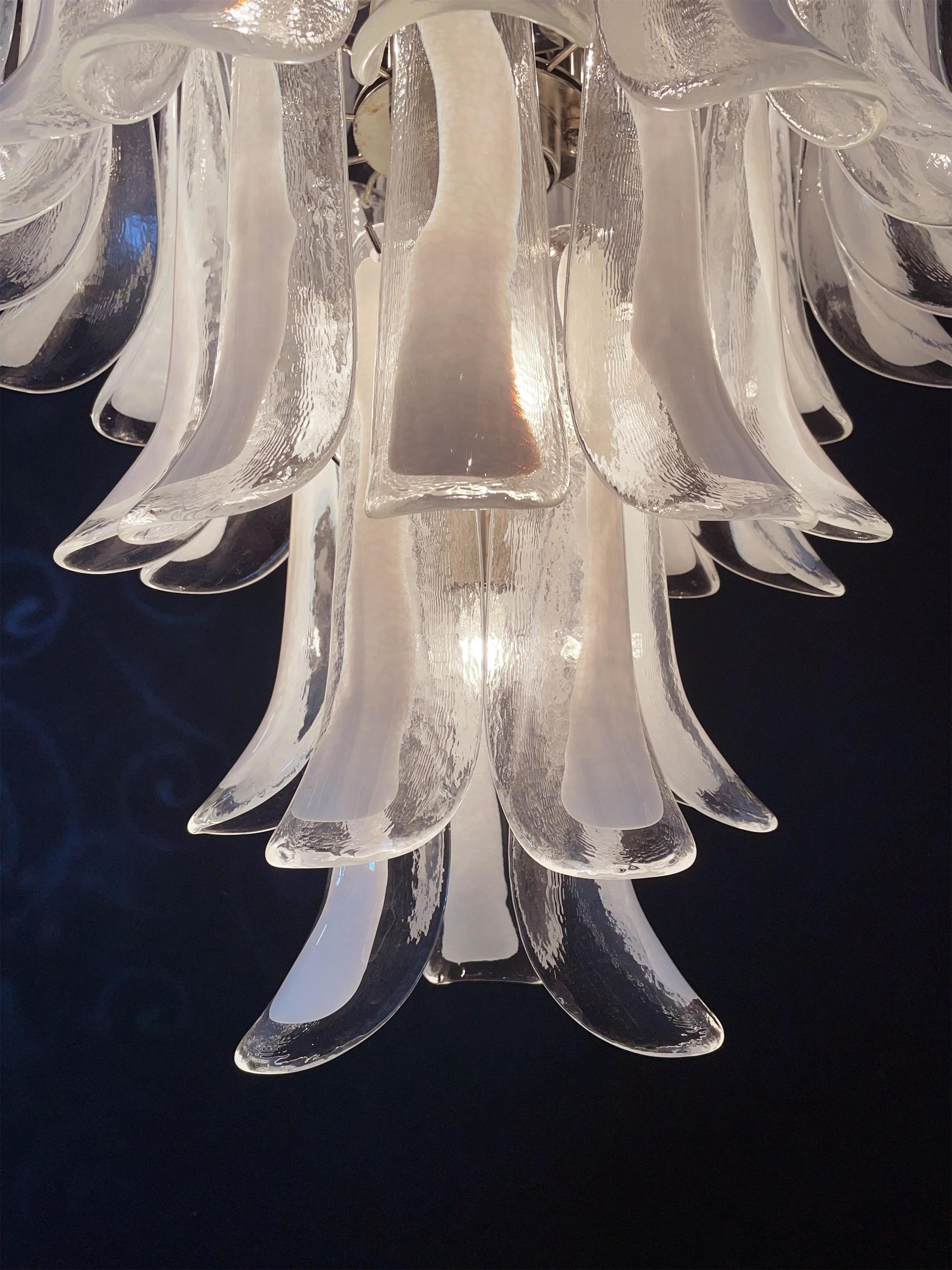 Alsorisra Postmodern Luxury Petal Glass Chandelier - Lamp Copper