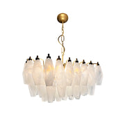 Ardoriel Postmodern Luxury Poliedri Alabaster Chandelier - Lamp Copper
