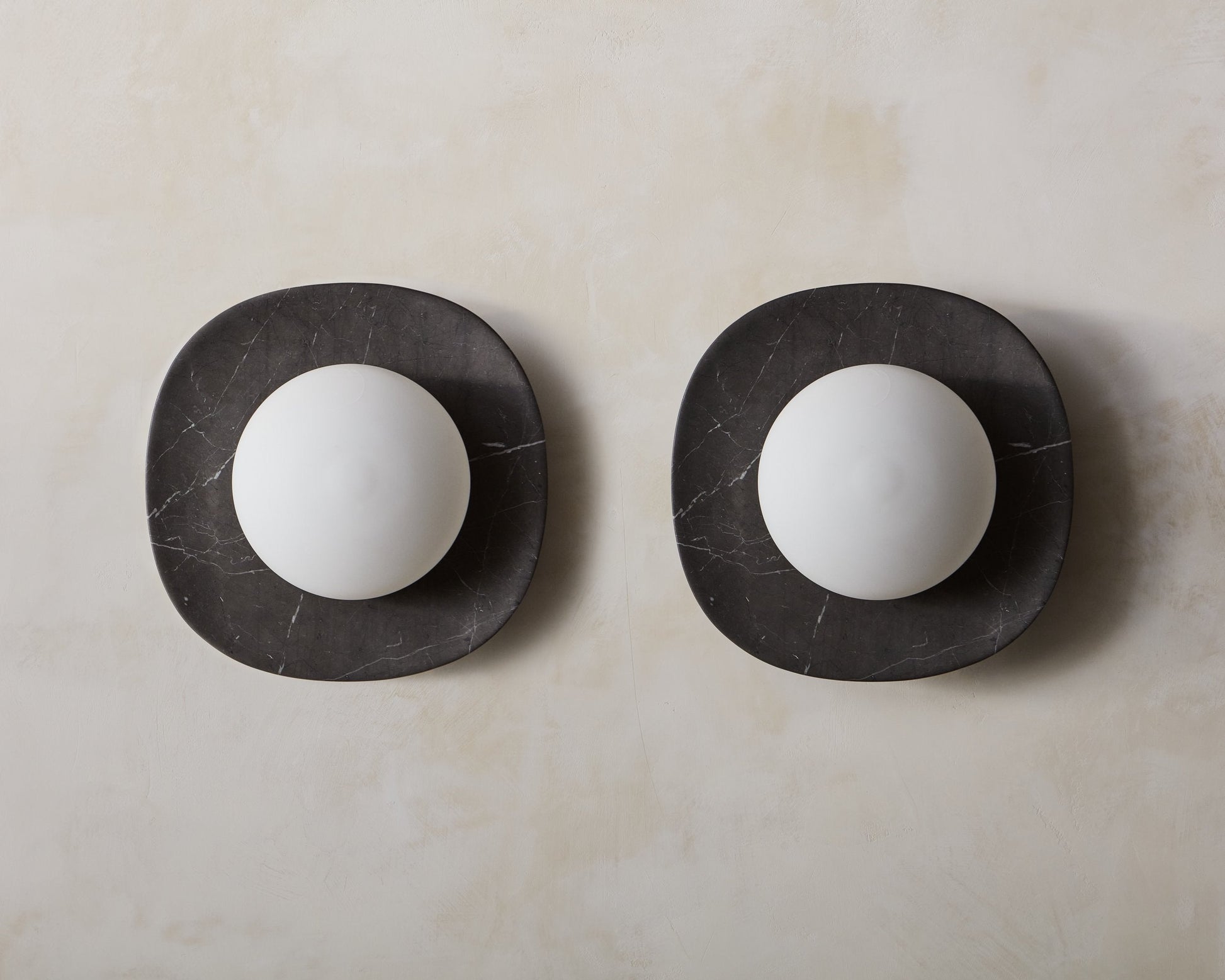 Cinoreth Modern Minimalist Marble Glass Wall Lamp - Lamp Copper