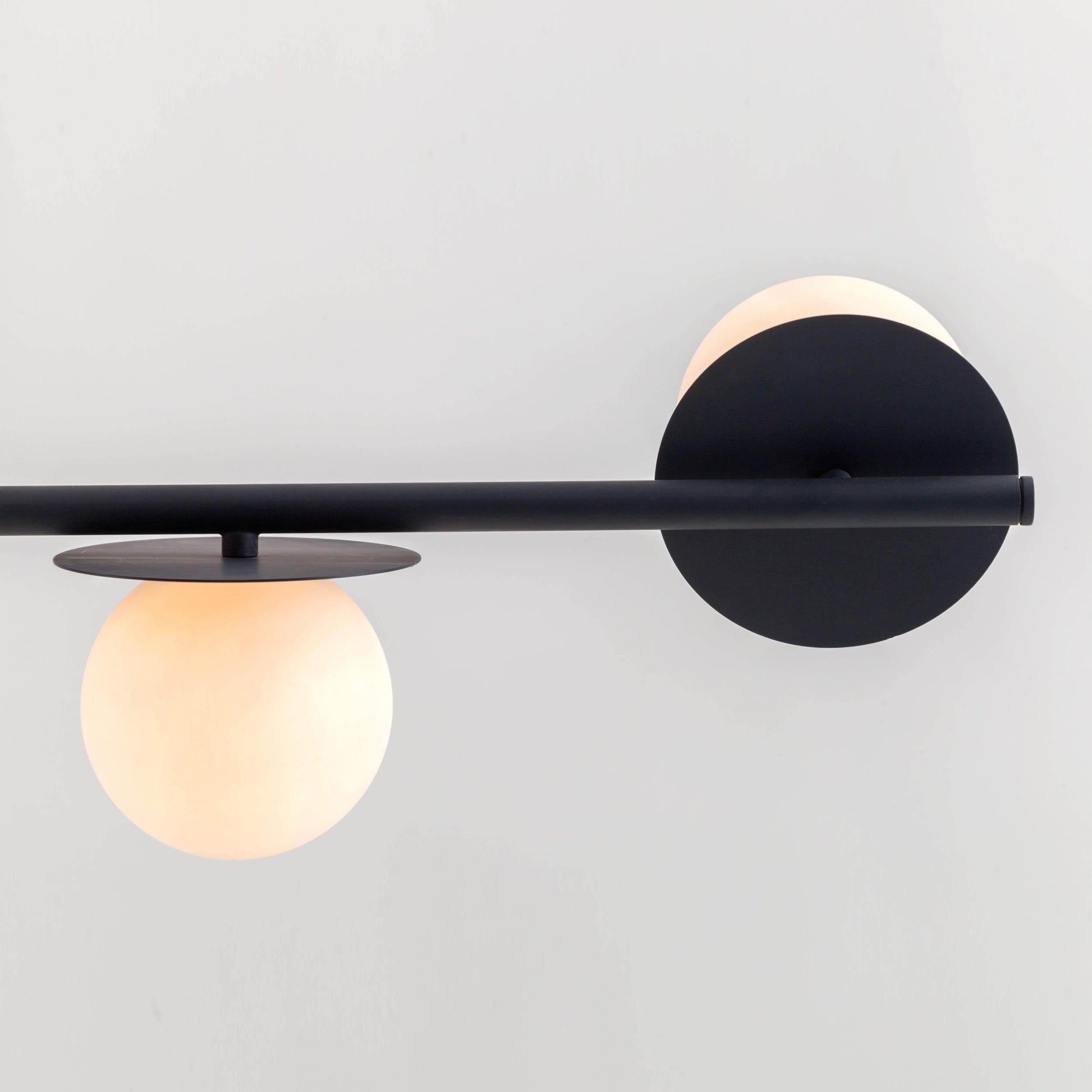 Evvararis Modern Minimalist Brass Glass Chandelier - Lamp Copper