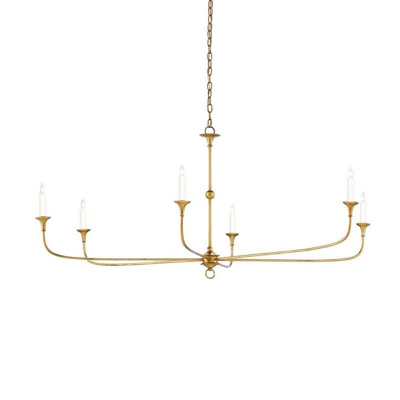 Unity Vintage Mid-century Bronze Metal Chandelier - Lamp Copper