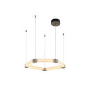 Celaeisra Unique Single Ring Alabaster Chandelier - Lamp Copper