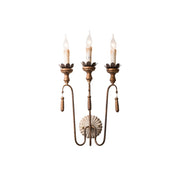 Avelaris Vintage Industrial Wooden Metal Wall Lamp - Lamp Copper