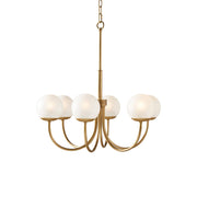 Sysoraris Premium Nordic Art Brass Glass Chandelier - Lamp Copper