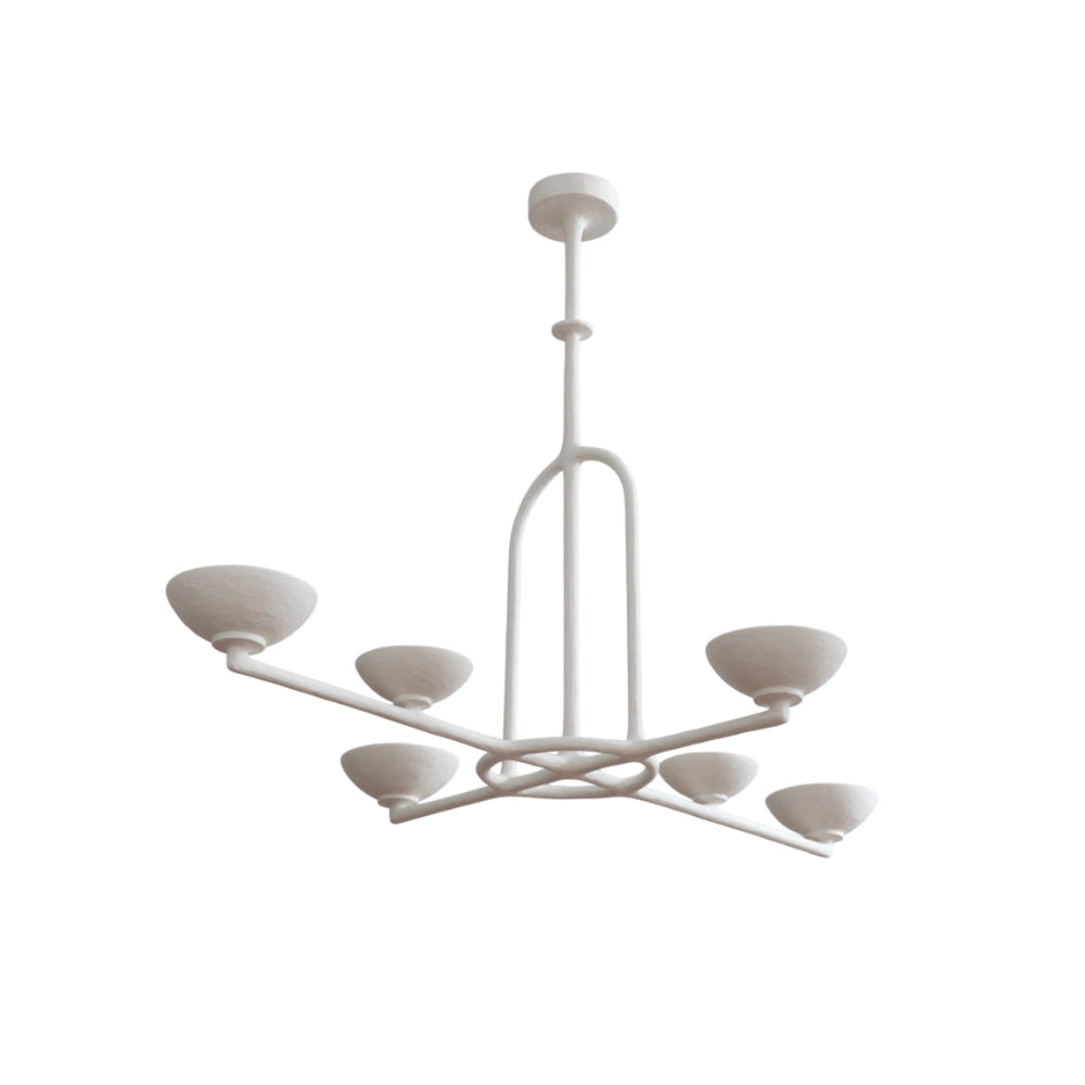 Orion Premium Nordic Art Plaster Chandelier - Lamp Copper