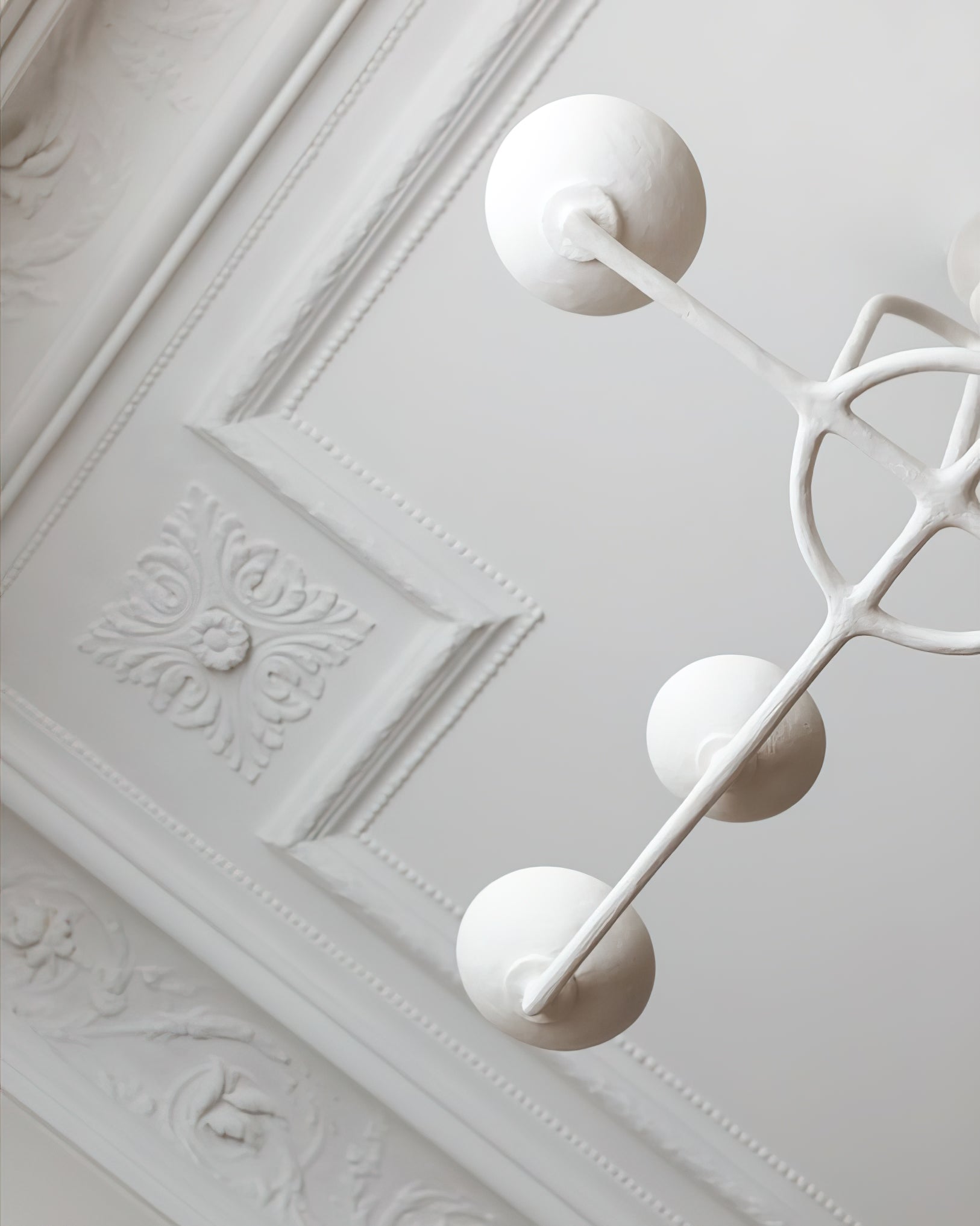 Orion Premium Nordic Art Plaster Chandelier - Lamp Copper