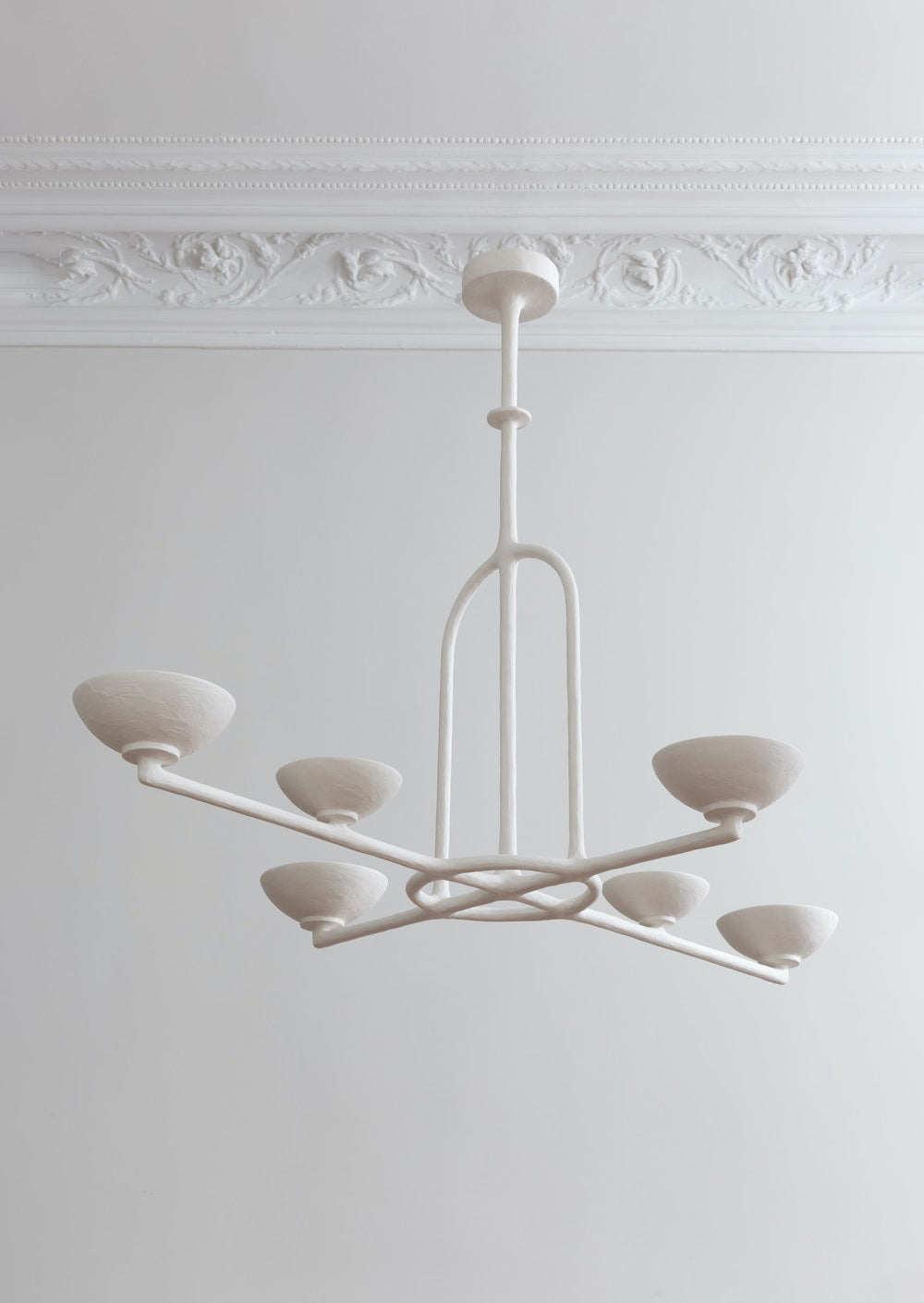 Orion Premium Nordic Art Plaster Chandelier - Lamp Copper