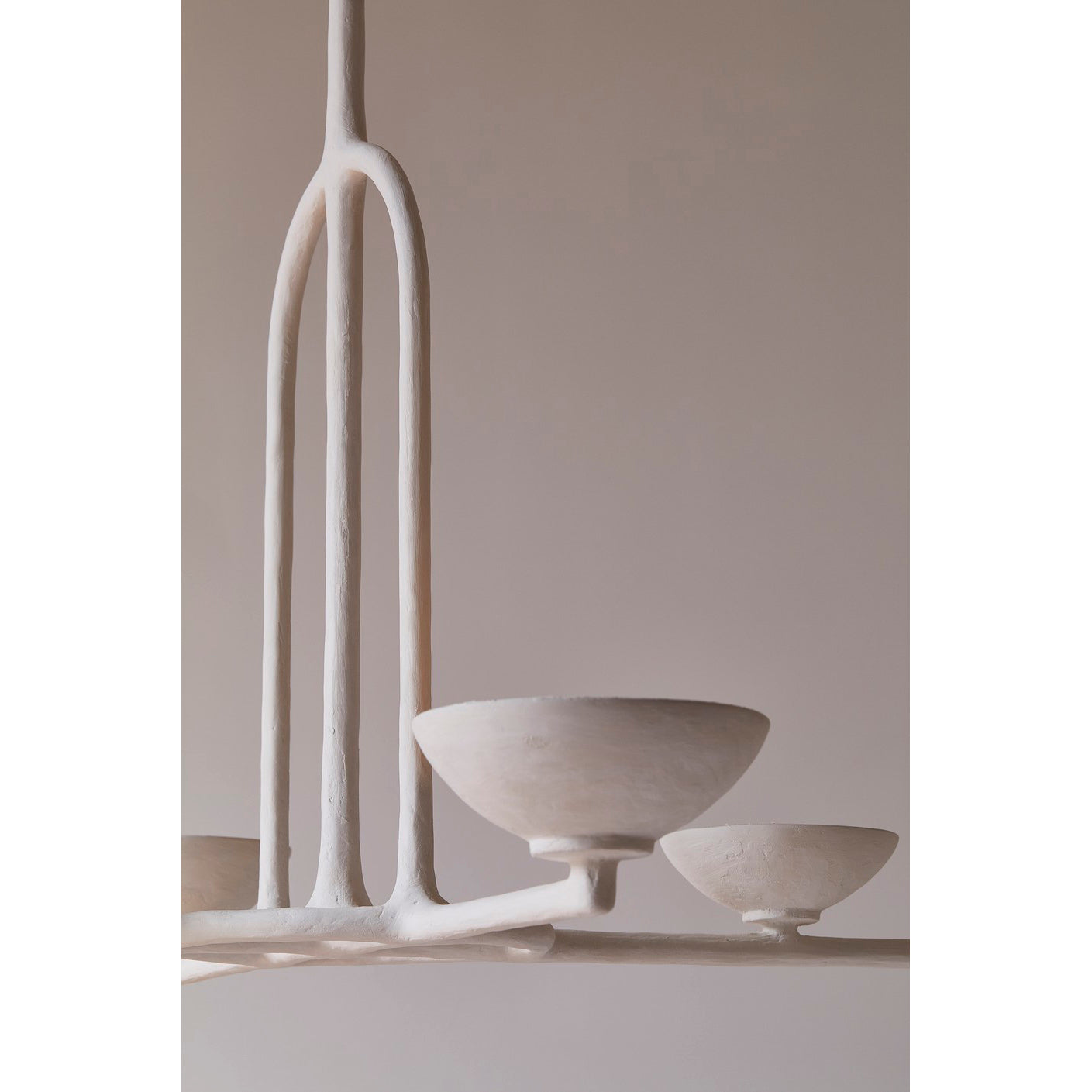 Orion Premium Nordic Art Plaster Chandelier - Lamp Copper