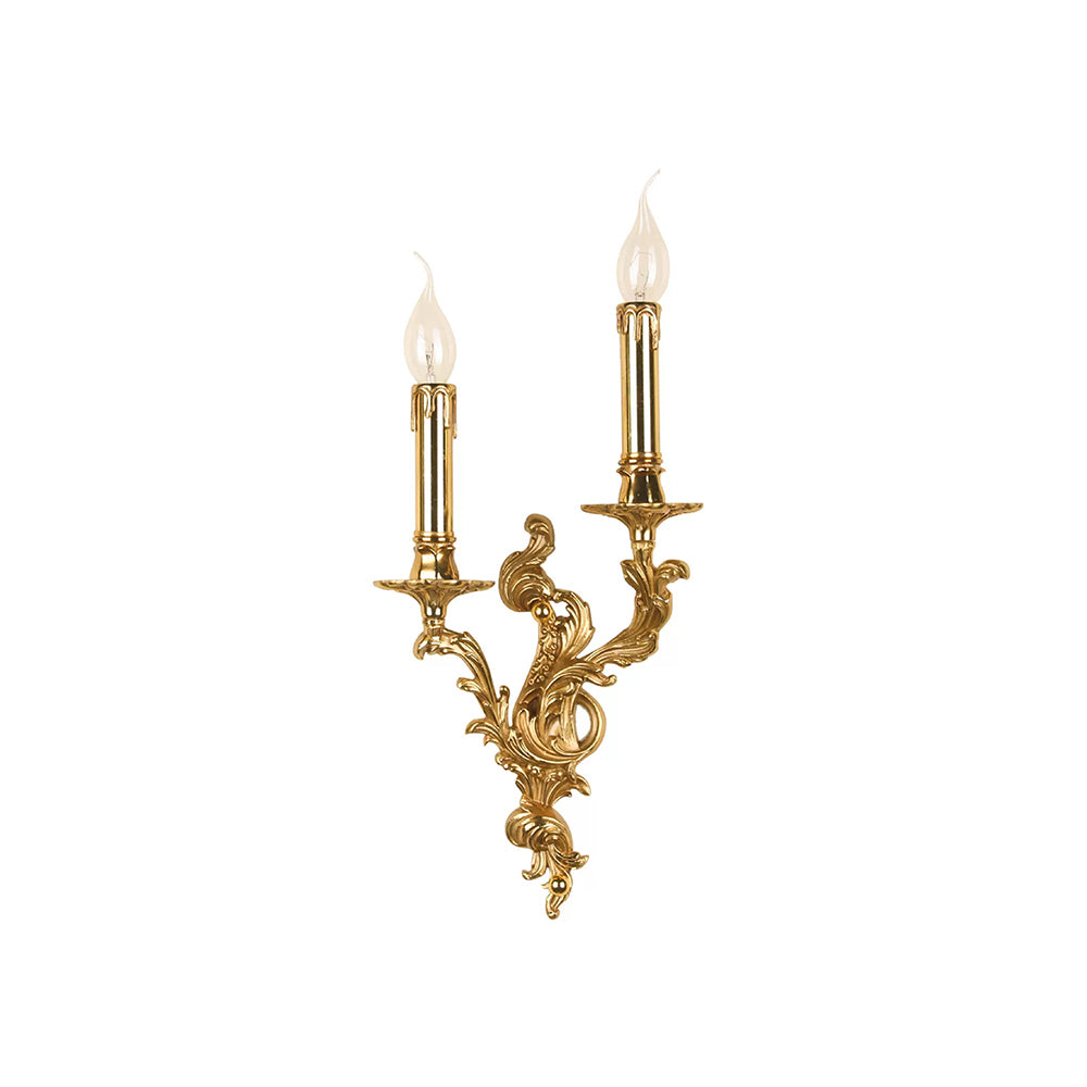 Veraee Vintage Nordic Art Metal Wall Light - Lamp Copper