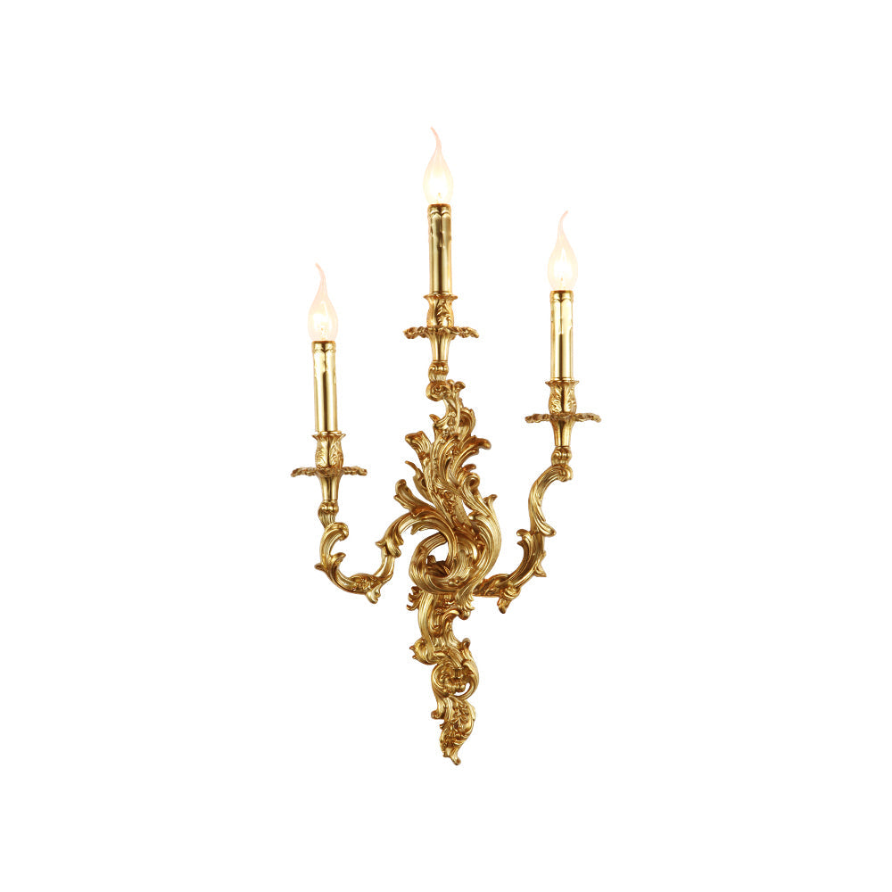 Veraee Vintage Nordic Art Metal Wall Light - Lamp Copper