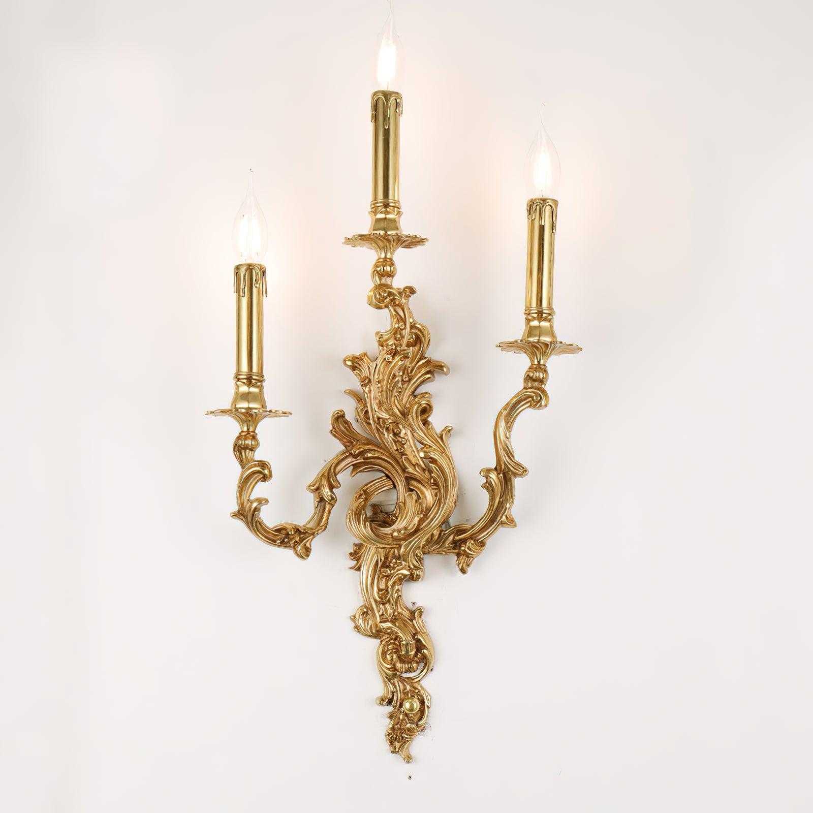 Veraee Vintage Nordic Art Metal Wall Light - Lamp Copper