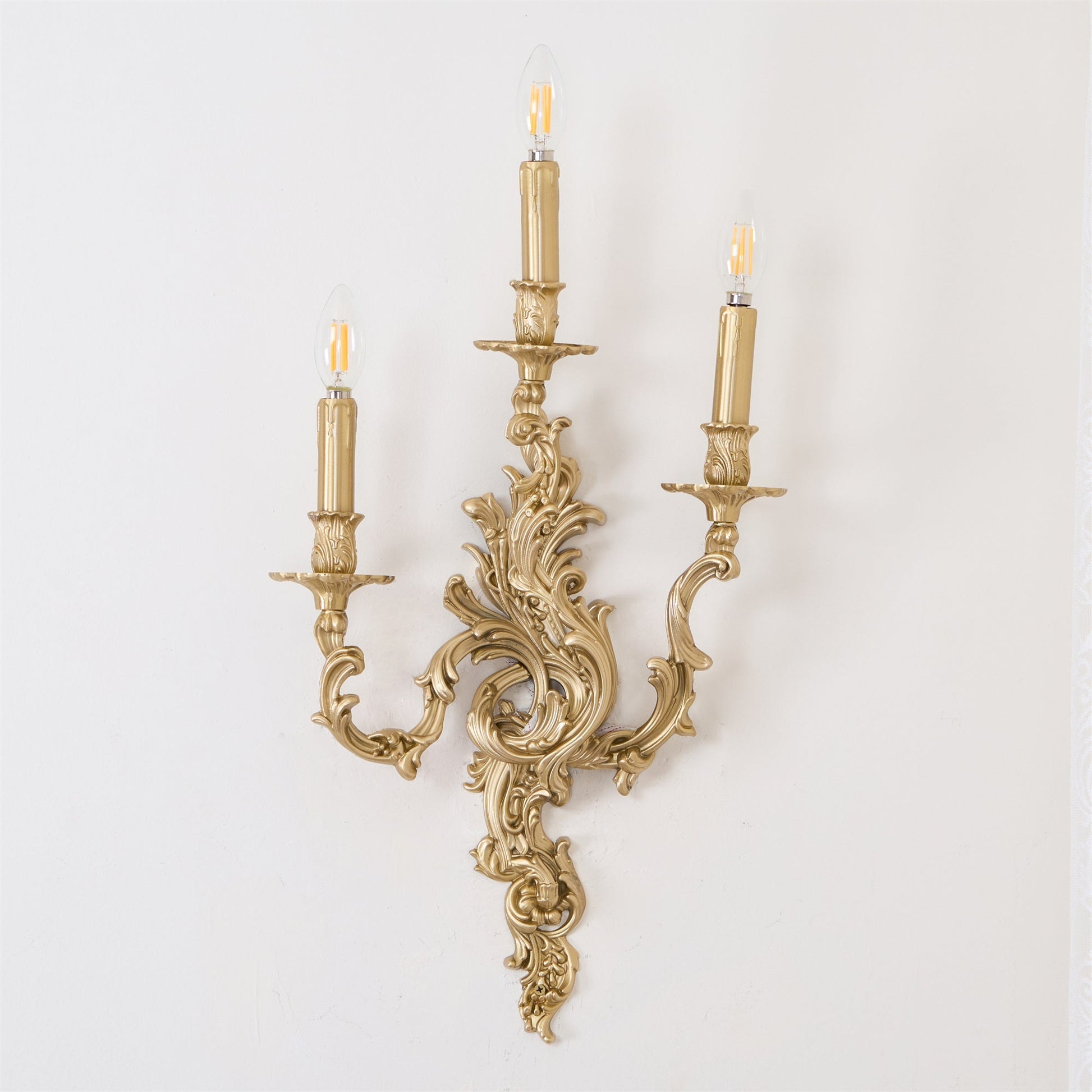 Veraee Vintage Nordic Art Metal Wall Light - Lamp Copper