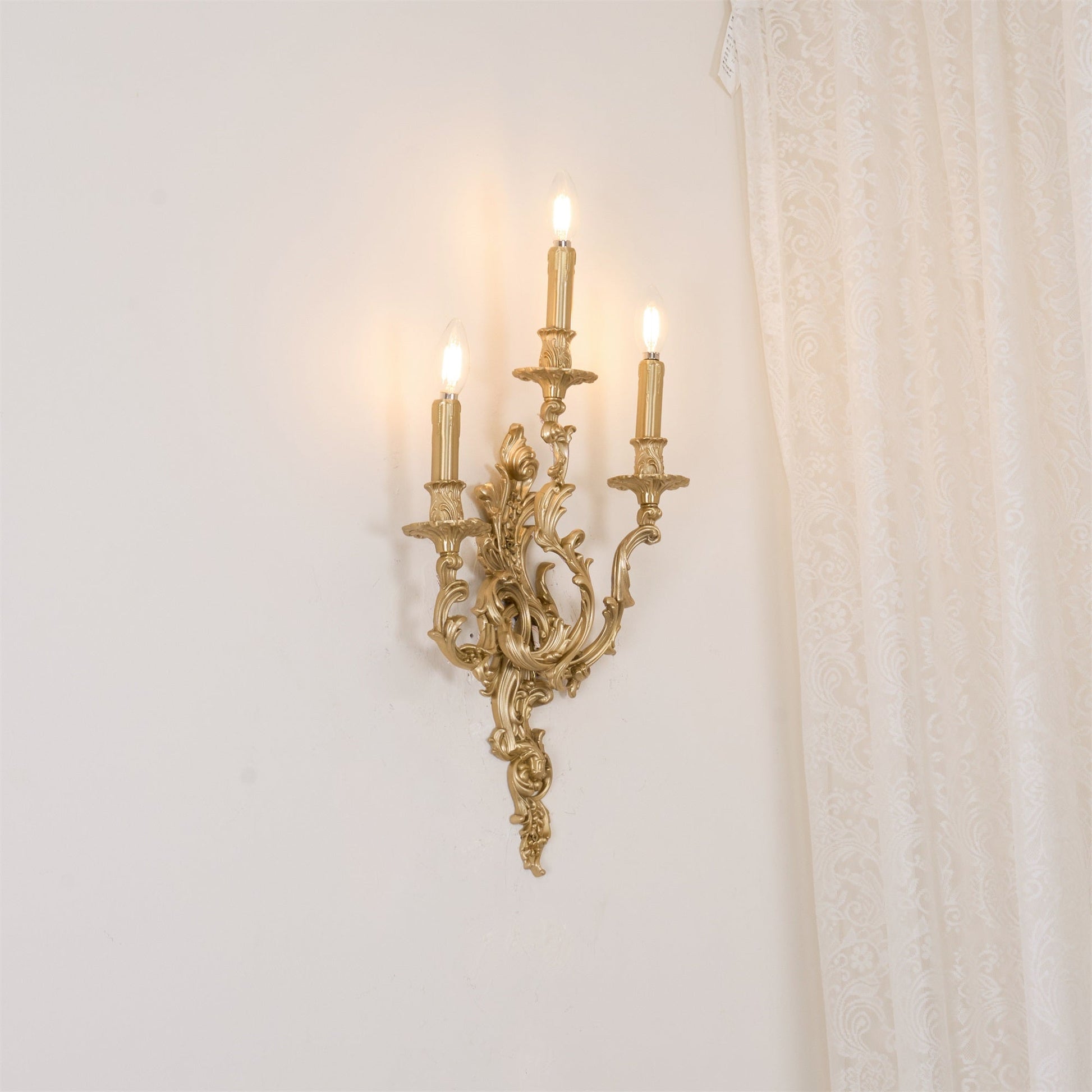 Veraee Vintage Nordic Art Metal Wall Light - Lamp Copper