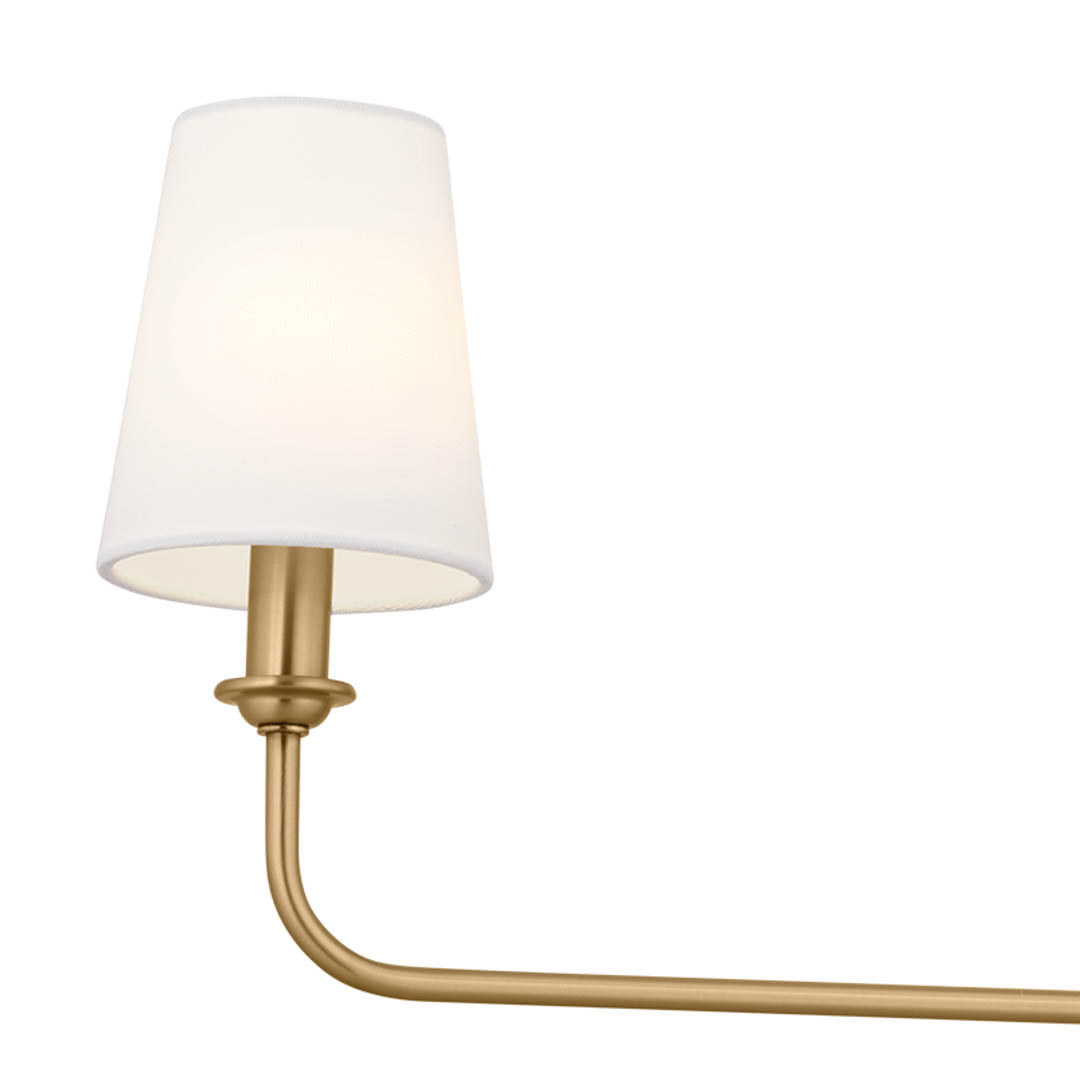 Mymareth Modern Minimalist Linear Metal Chandelier - Lamp Copper
