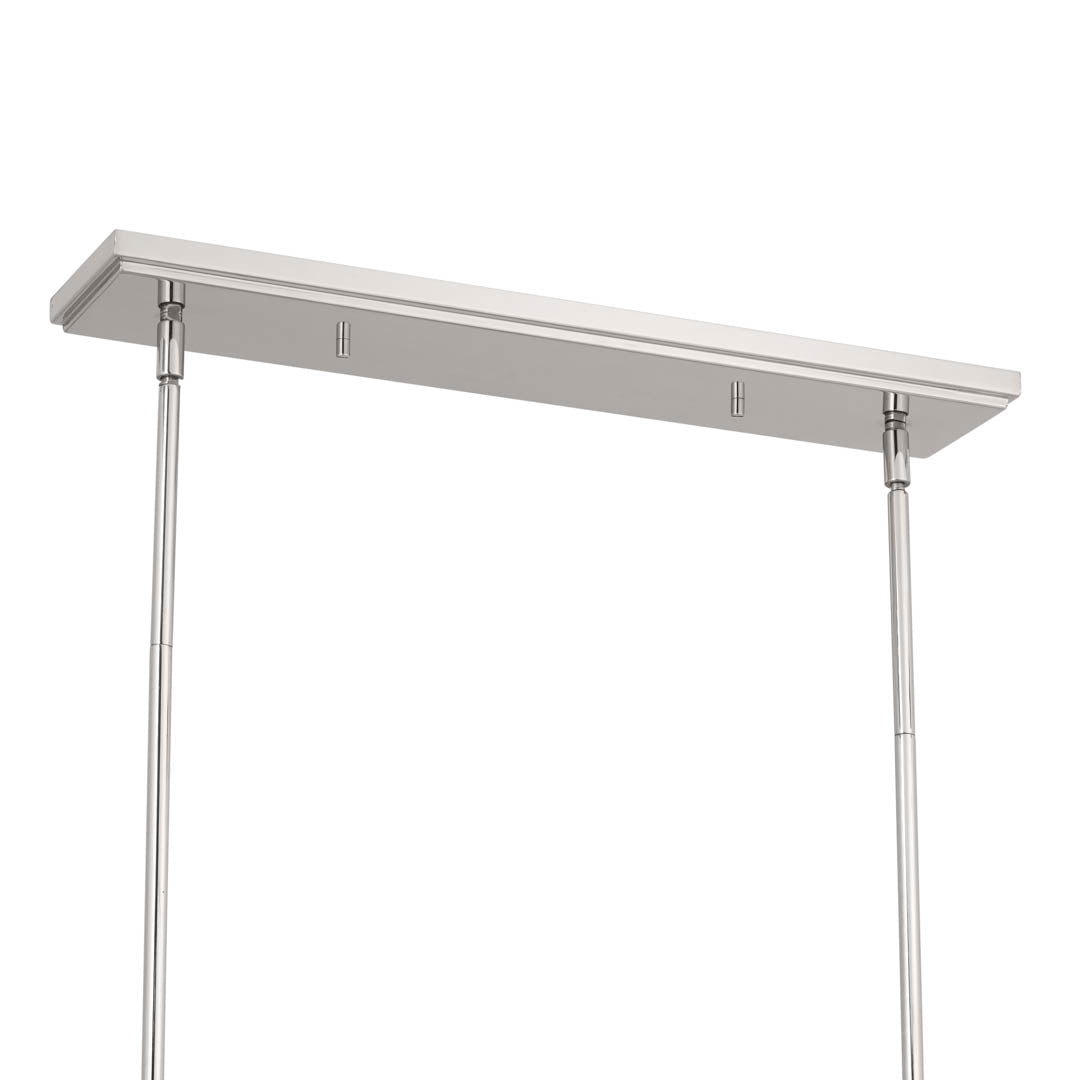 Mymareth Modern Minimalist Linear Metal Chandelier - Lamp Copper