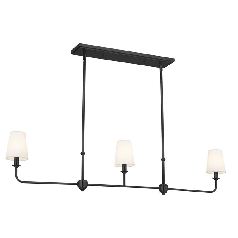 Mymareth Modern Minimalist Linear Metal Chandelier - Lamp Copper