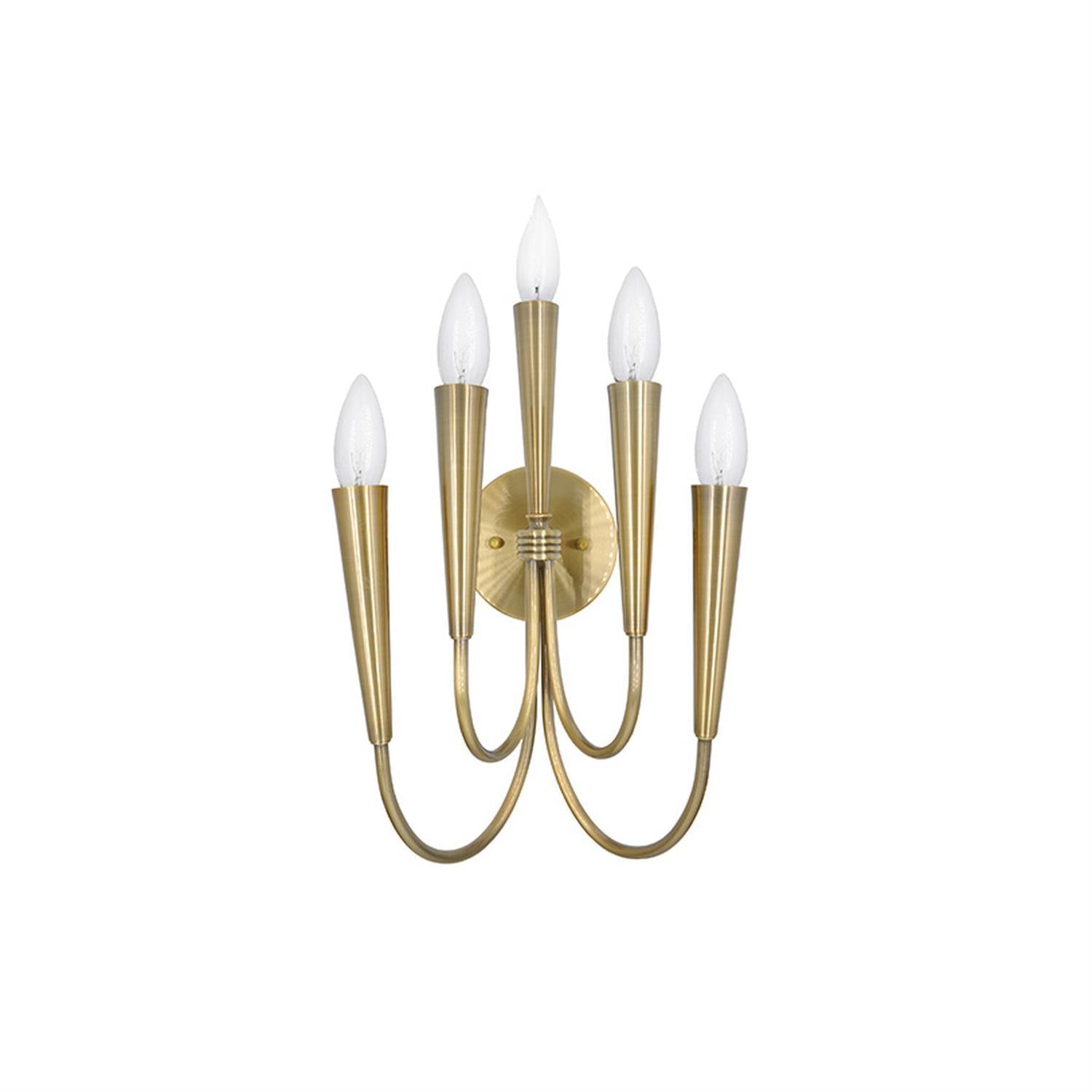 Elsoreth Modern Minimalist Metal Wall Lamp - Lamp Copper