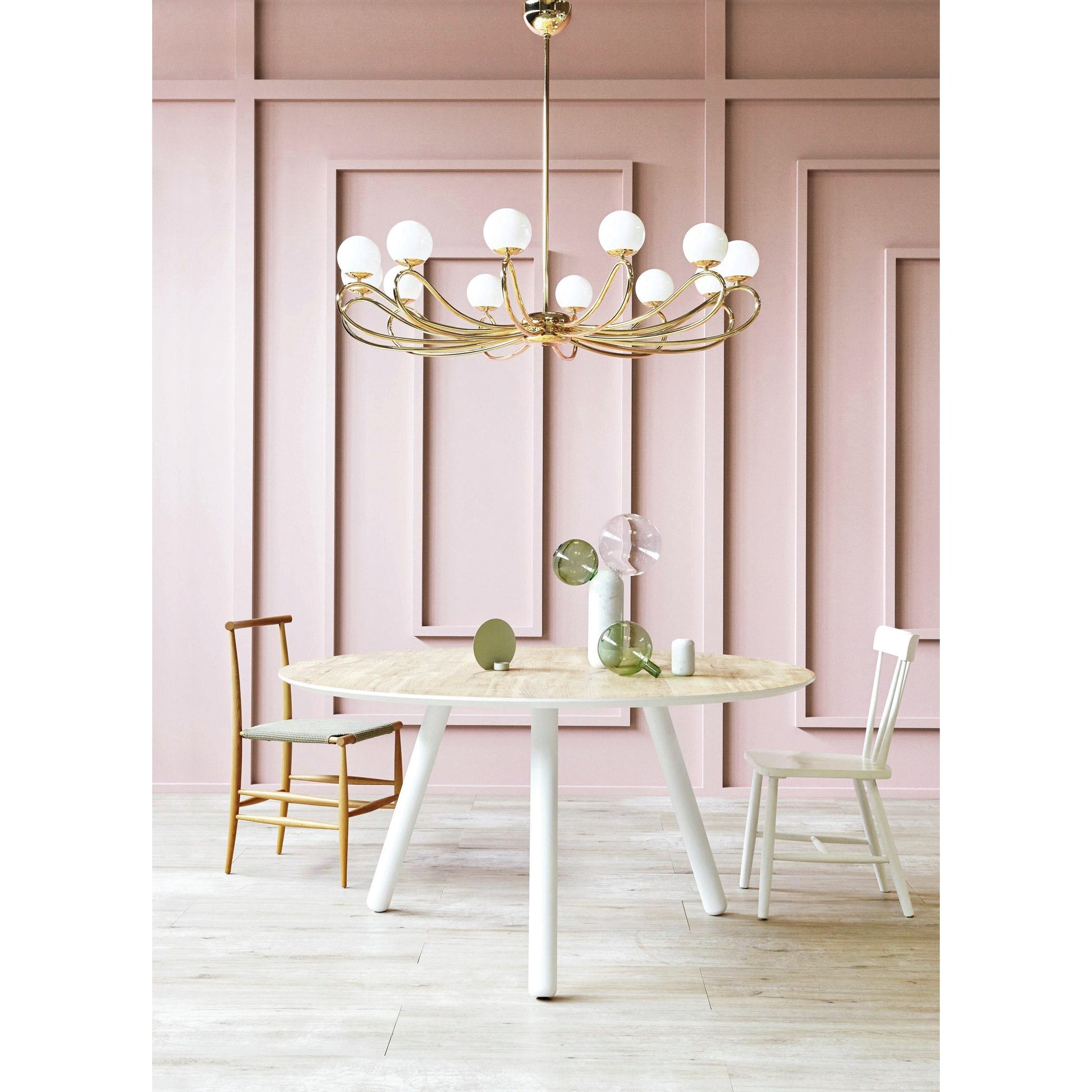 Aurlaeir Elegance Vintage Papillon Brass Glass Chandelier - Lamp Copper