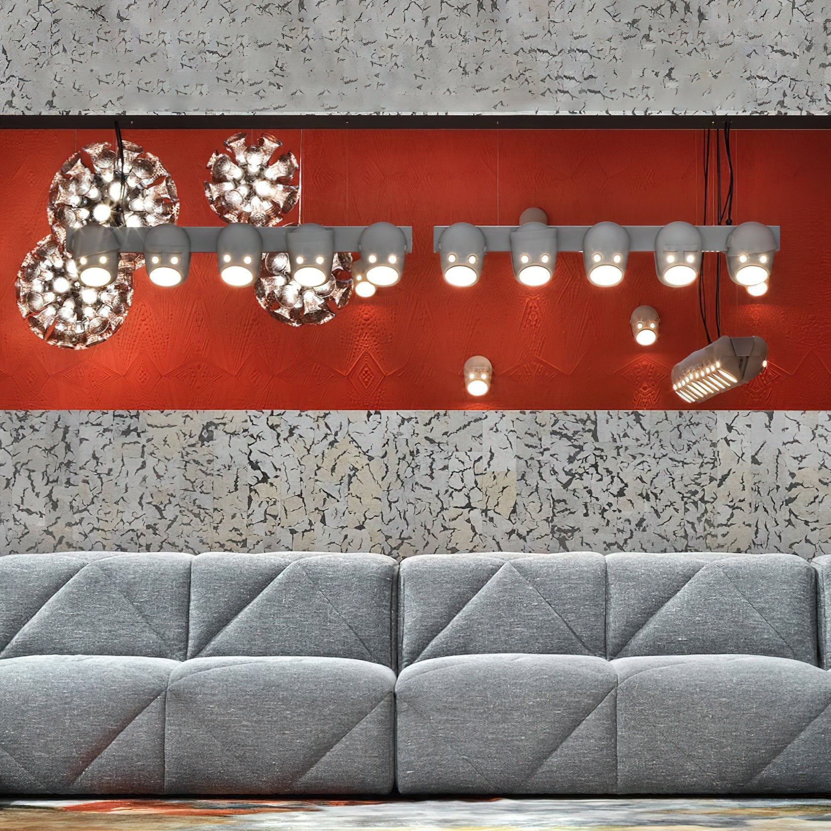 Evphael Individual Creativity Resin Chandelier - Lamp Copper