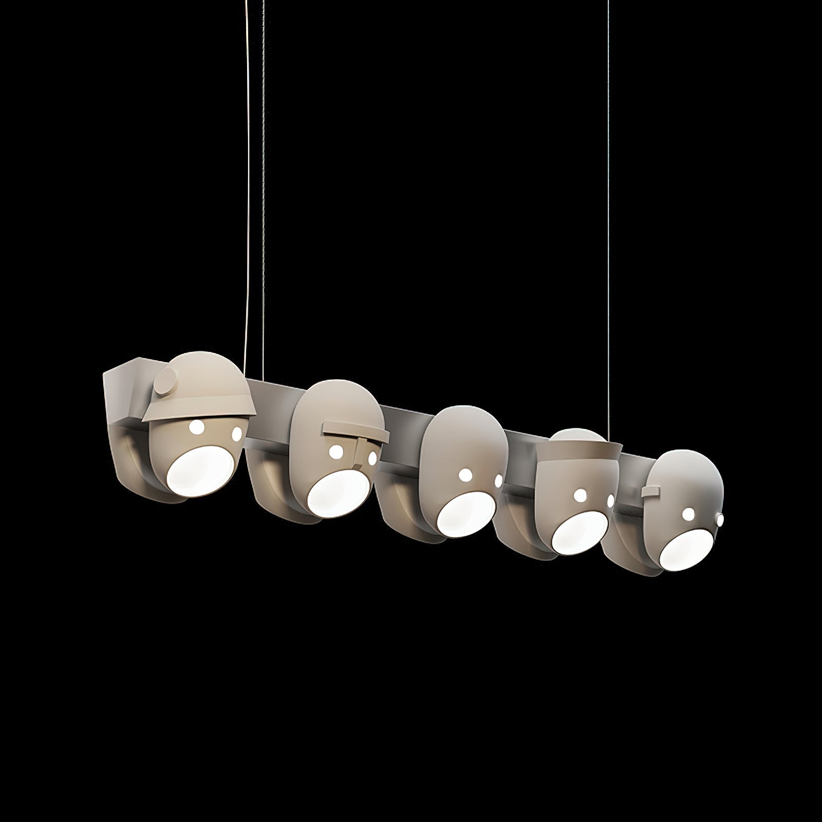 Evphael Individual Creativity Resin Chandelier - Lamp Copper