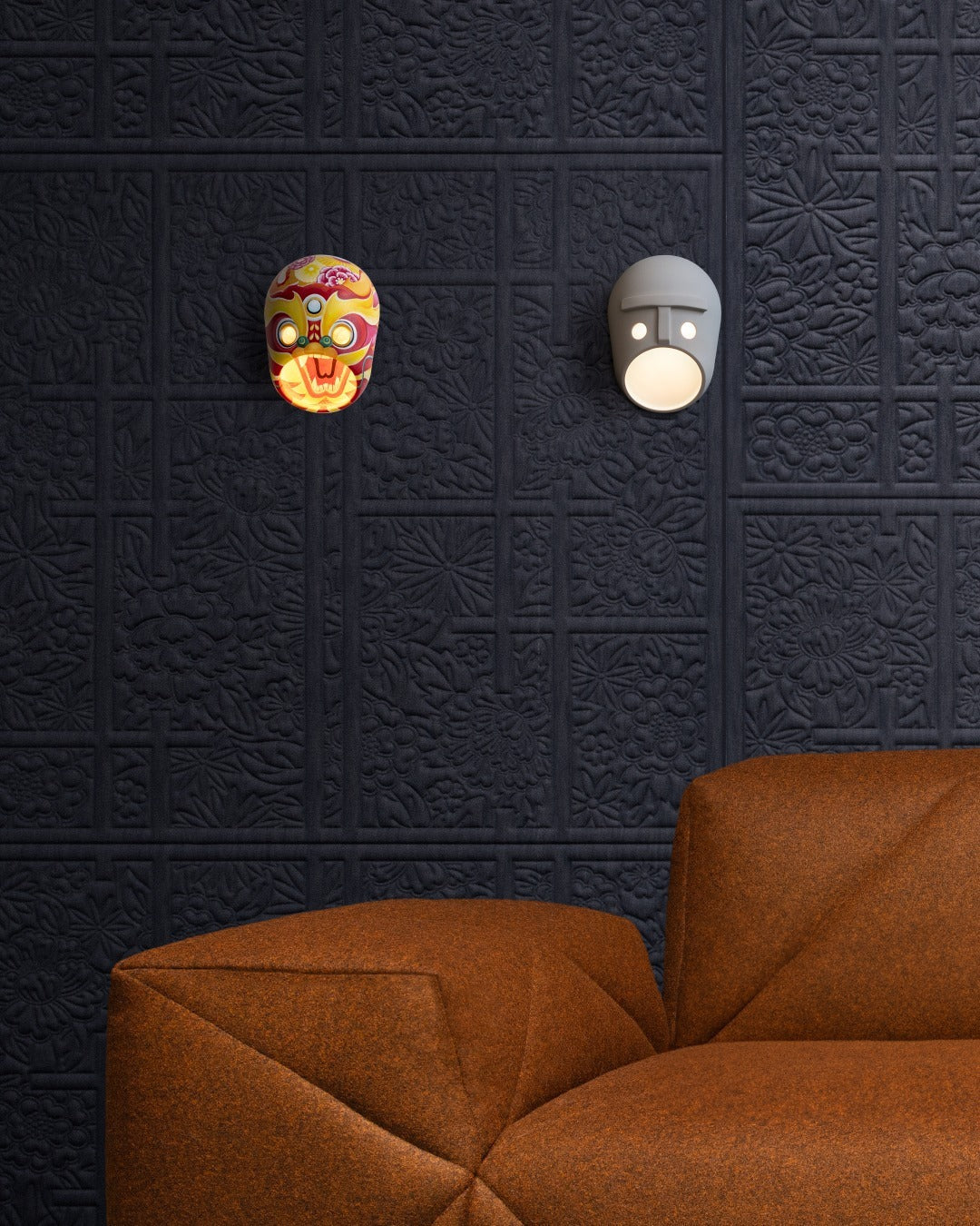 Elvynira Individual Creativity Party Resin Wall Lamp - Lamp Copper