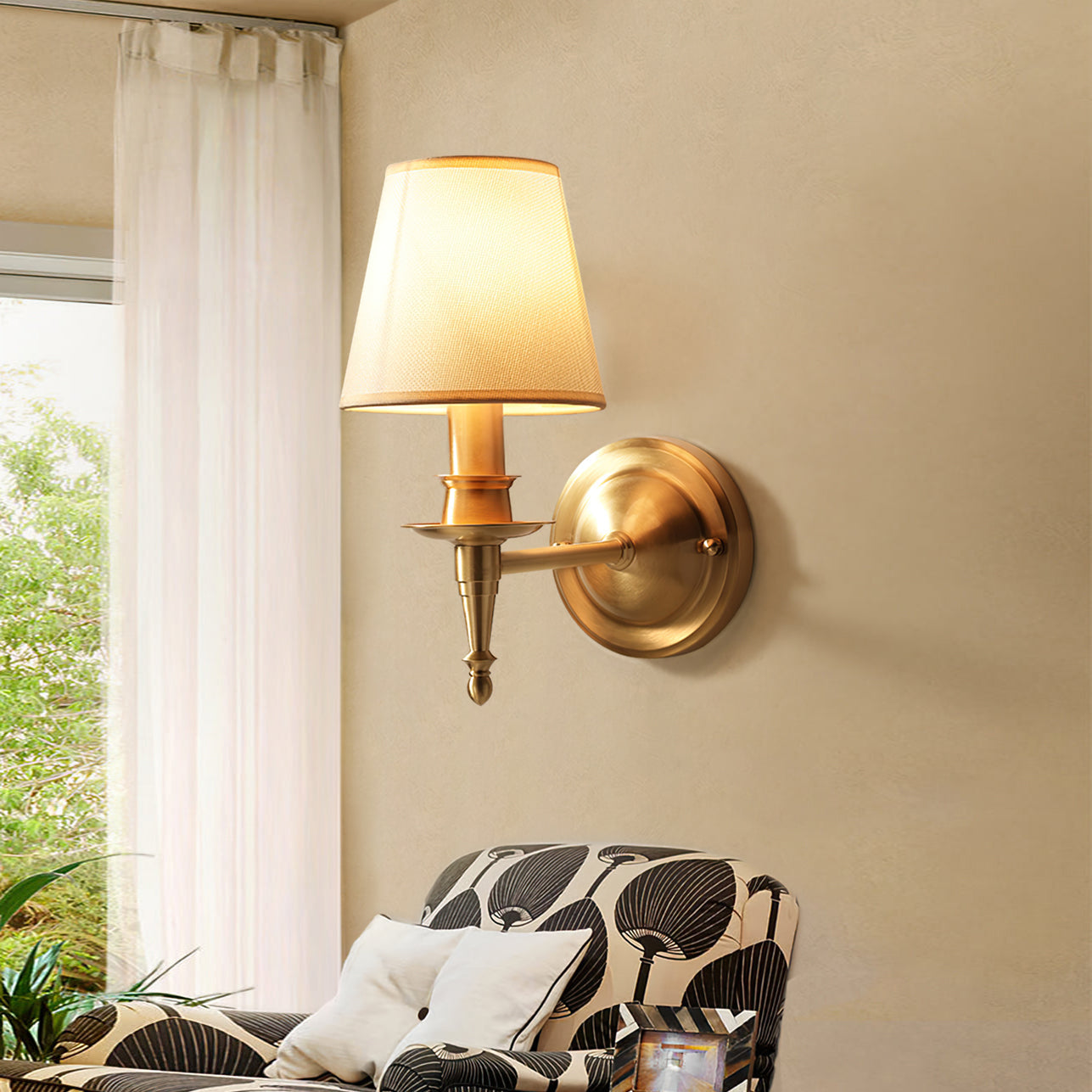 Ilthean Vintage Industrial Metal Wall Lamp - Lamp Copper
