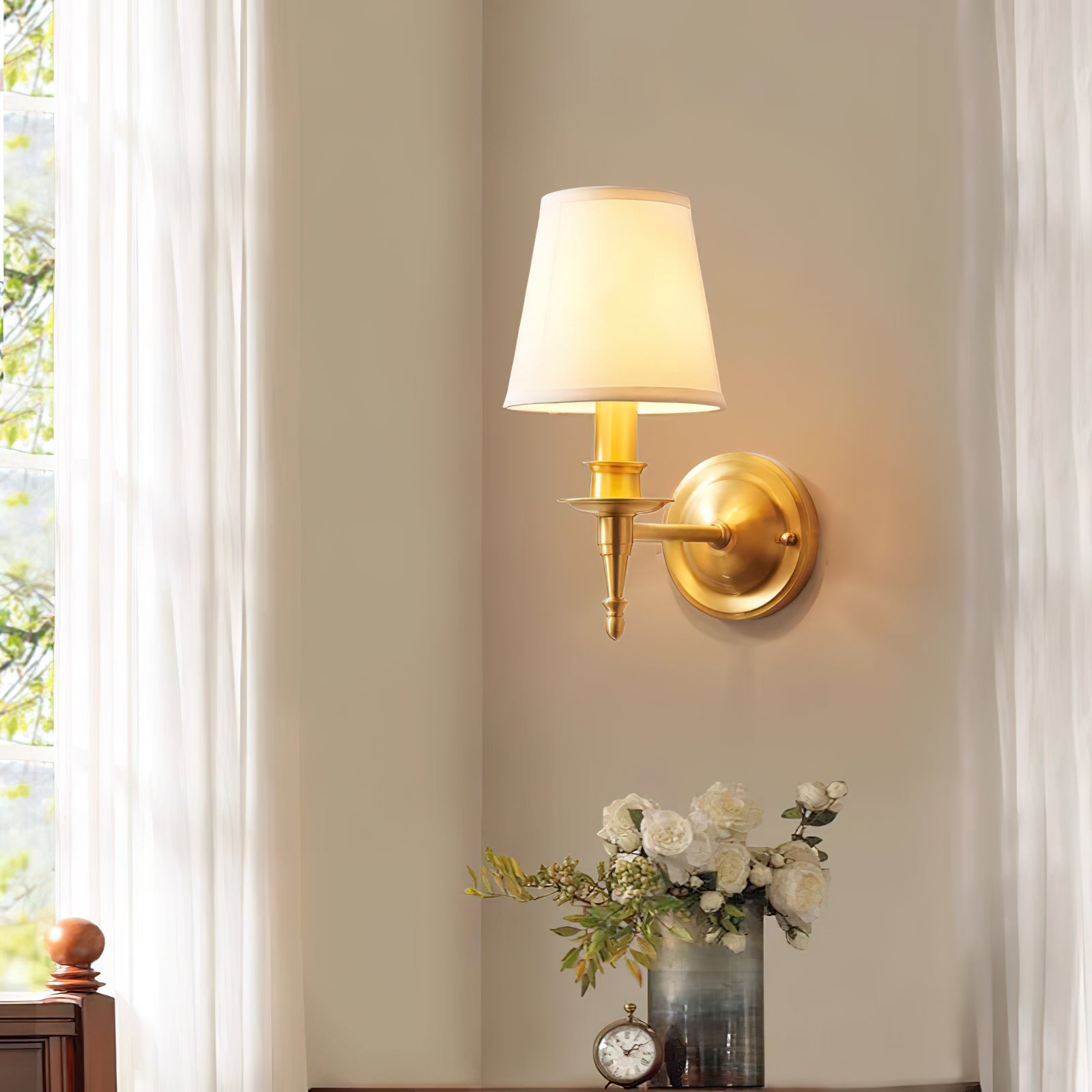Ilthean Vintage Industrial Metal Wall Lamp - Lamp Copper
