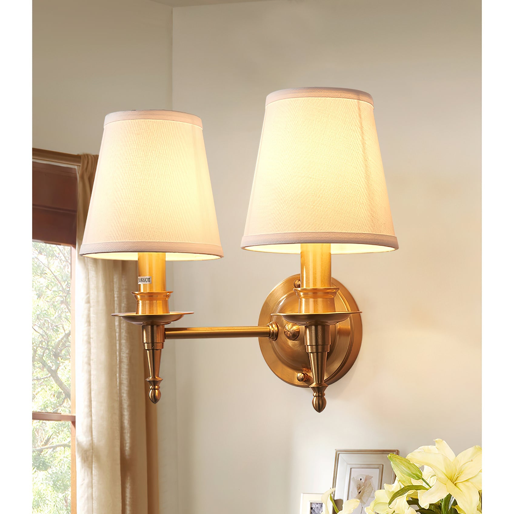 Ilthean Vintage Industrial Metal Wall Lamp - Lamp Copper