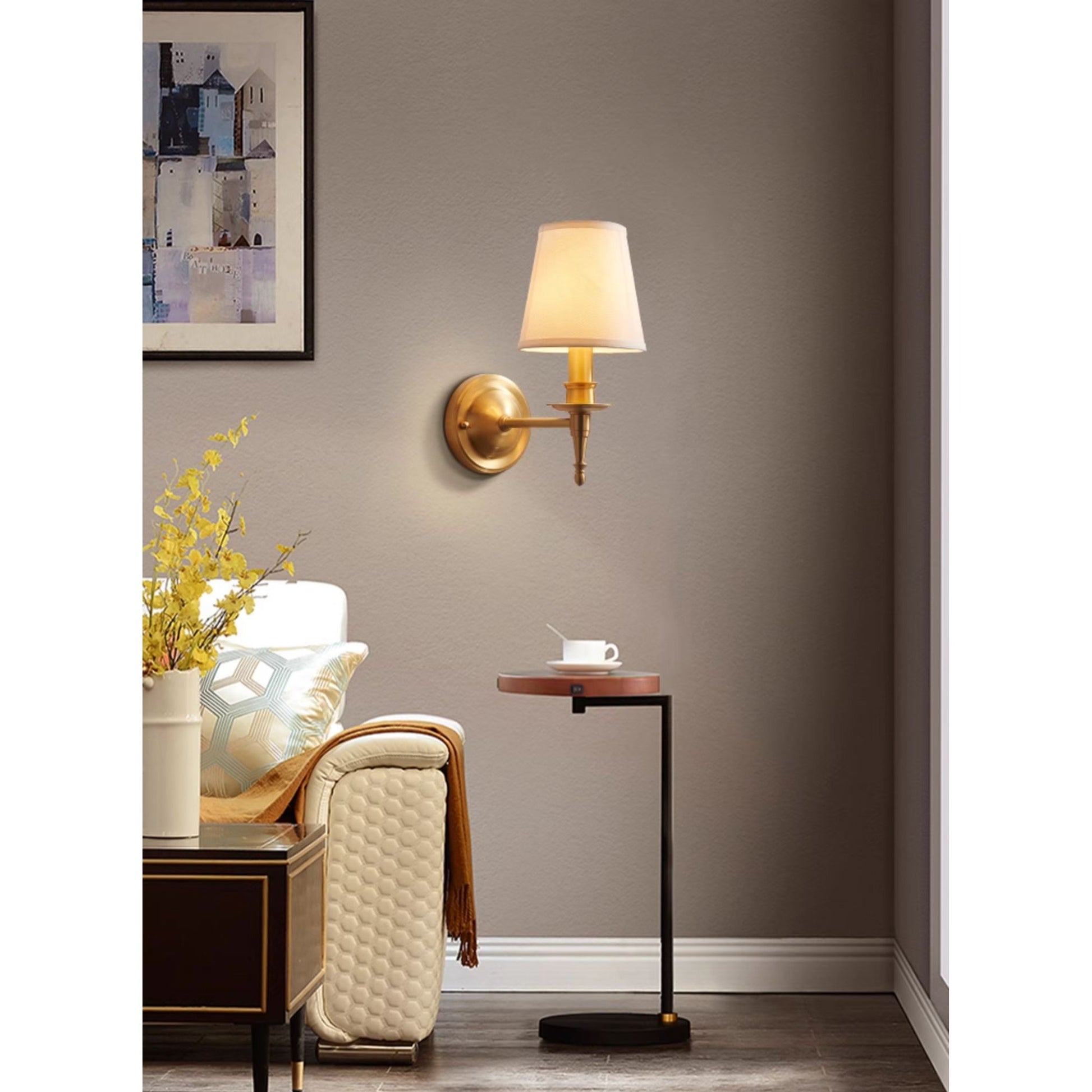 Ilthean Vintage Industrial Metal Wall Lamp - Lamp Copper