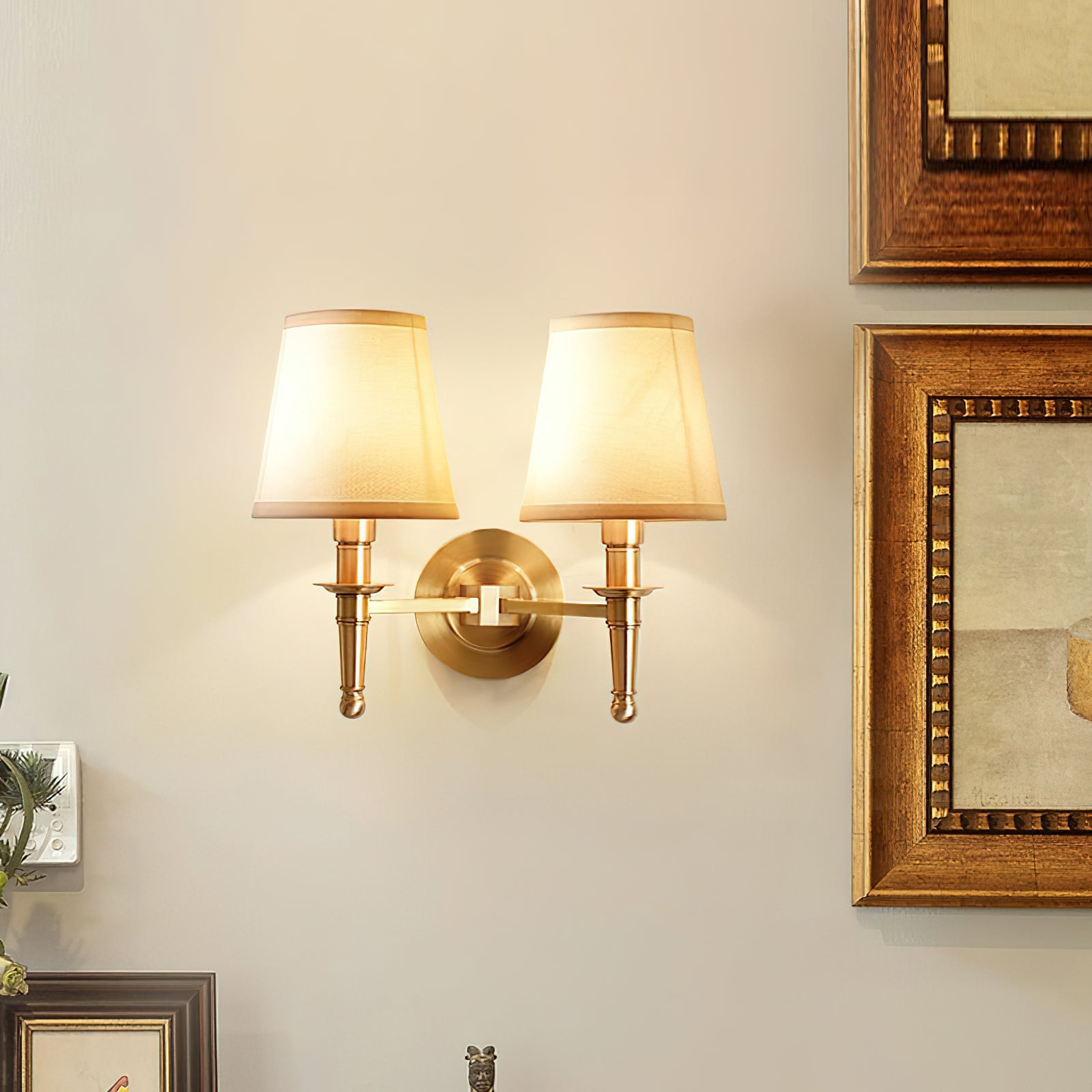 Ilthean Vintage Industrial Metal Wall Lamp - Lamp Copper