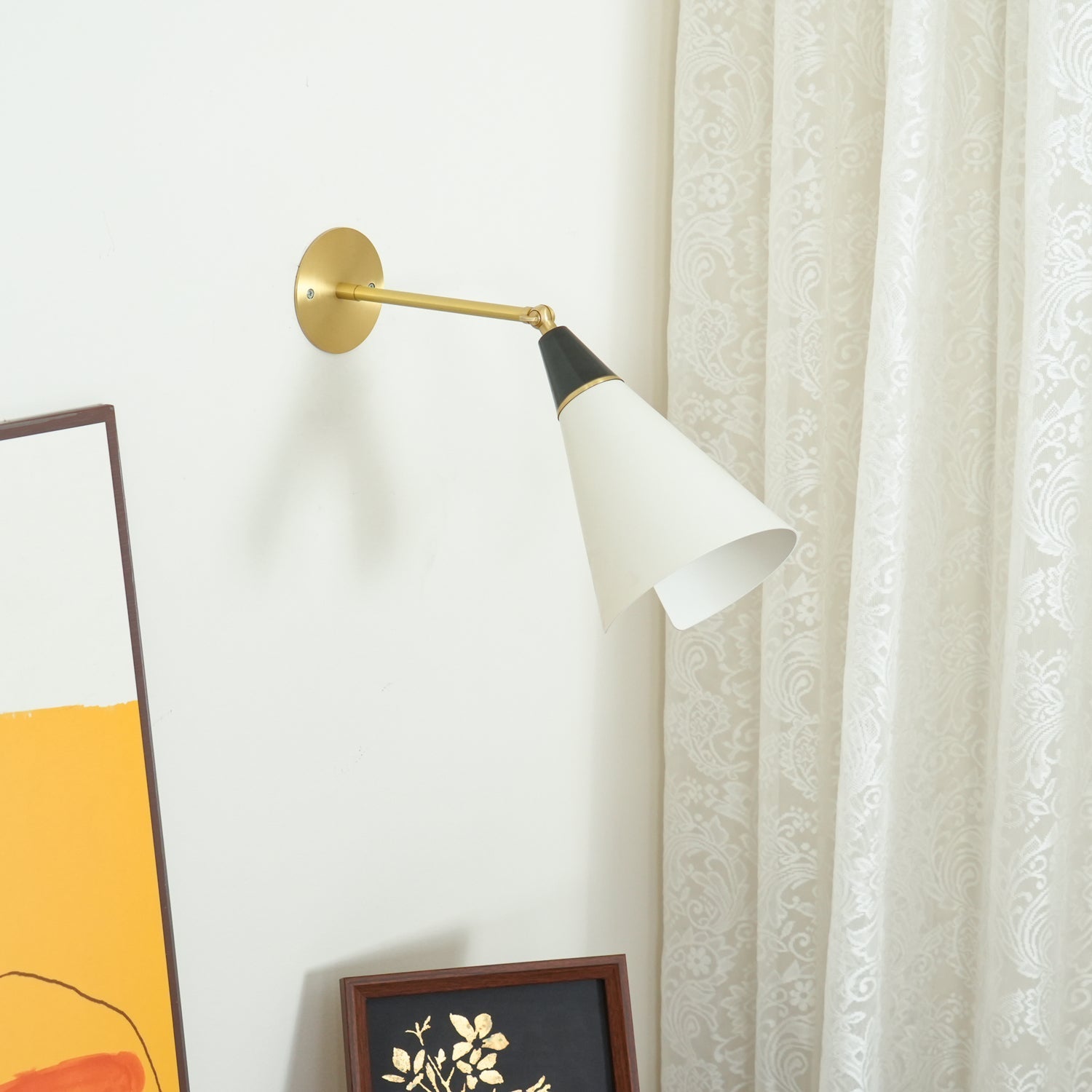 Cevare Modern Minimalist Metal Metal Wall Lamp - Lamp Copper