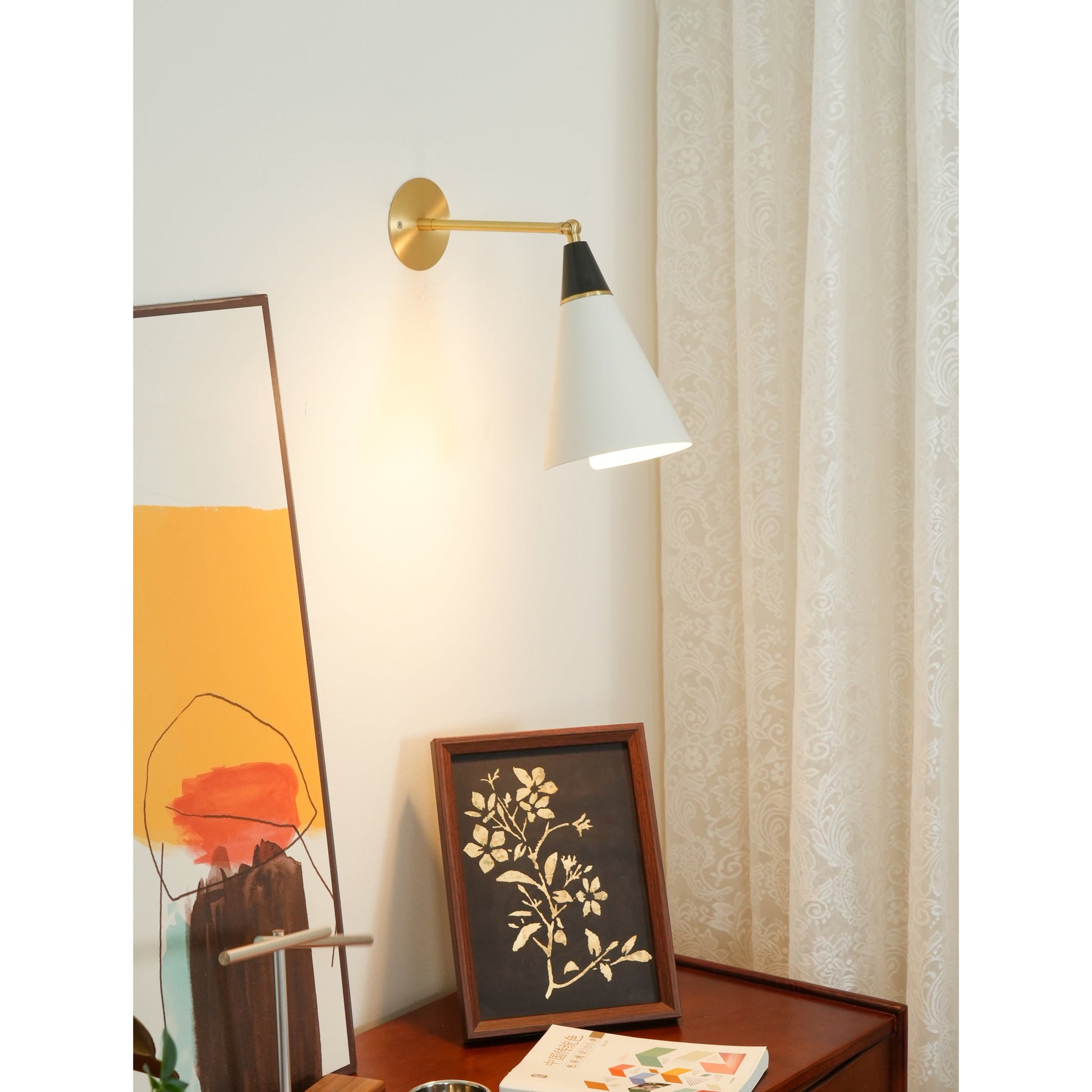 Cevare Modern Minimalist Metal Metal Wall Lamp - Lamp Copper