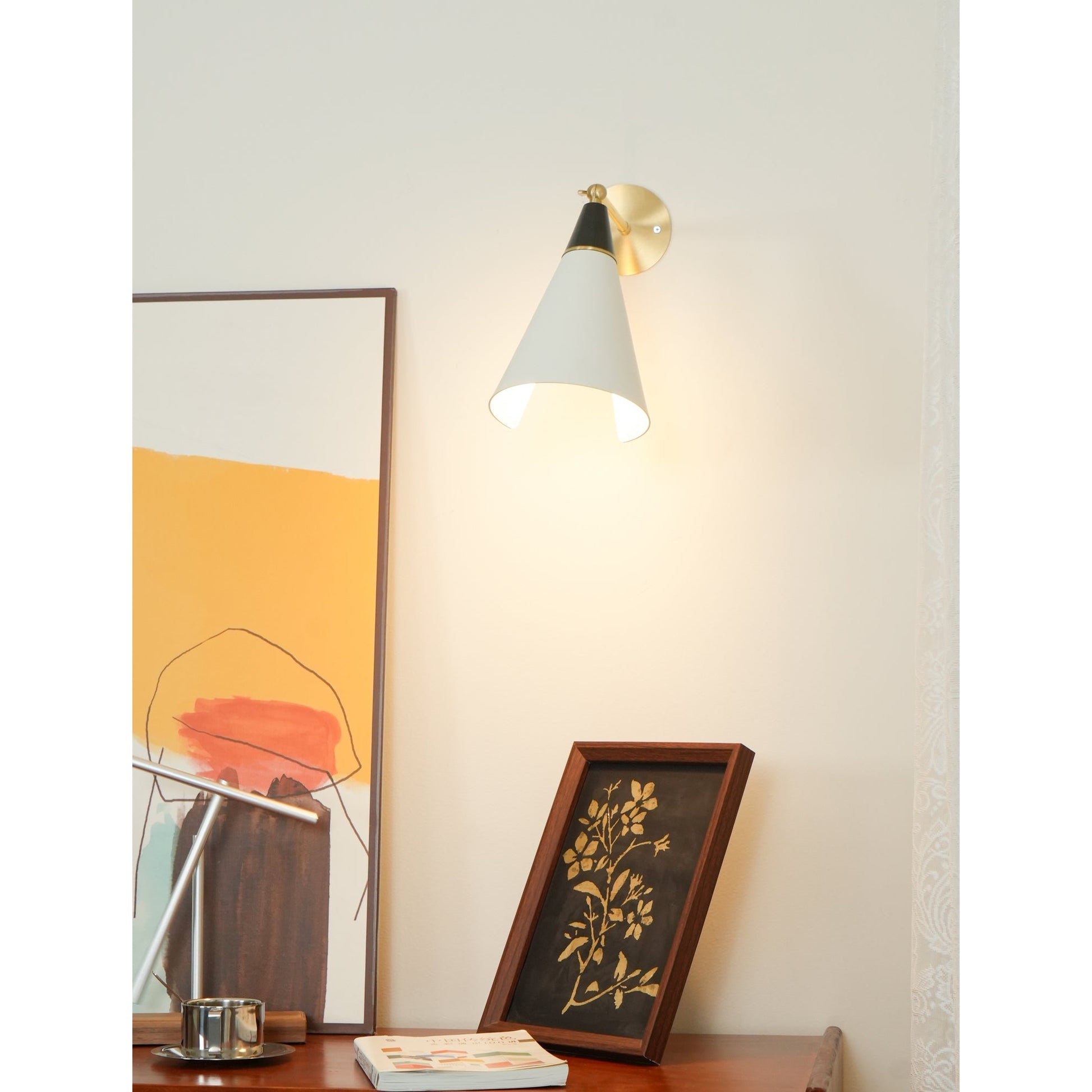 Cevare Modern Minimalist Metal Metal Wall Lamp - Lamp Copper
