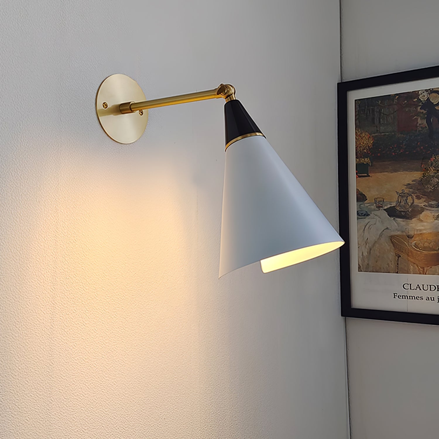 Cevare Modern Minimalist Metal Metal Wall Lamp - Lamp Copper
