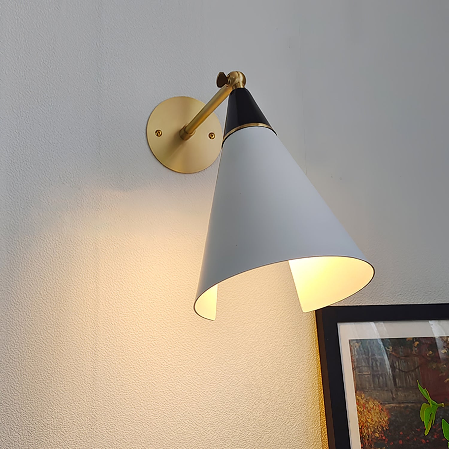 Cevare Modern Minimalist Metal Metal Wall Lamp - Lamp Copper